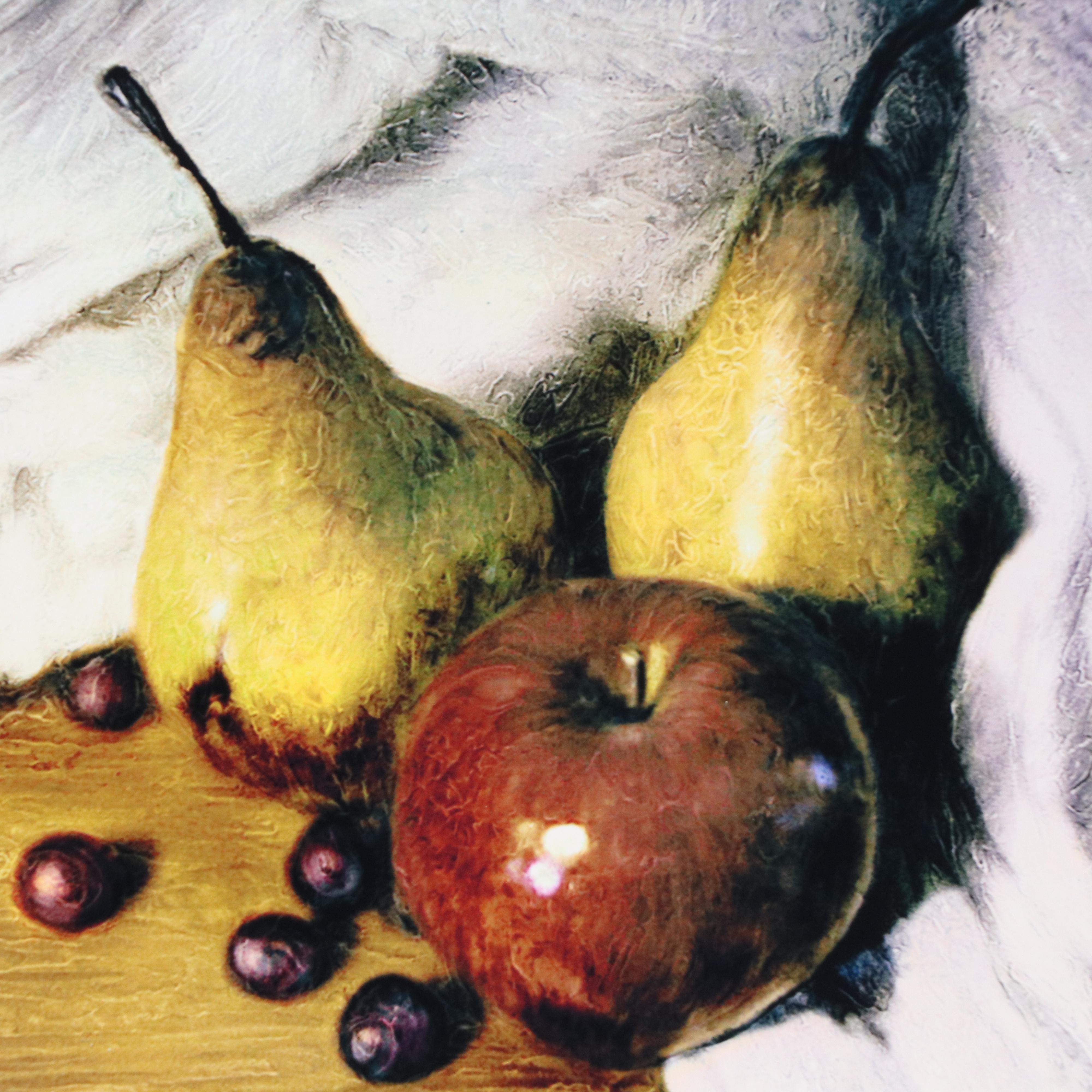 Sandra L. Russell Digital Print of Fruit Still Life "Nature's Gifts," 21st C.