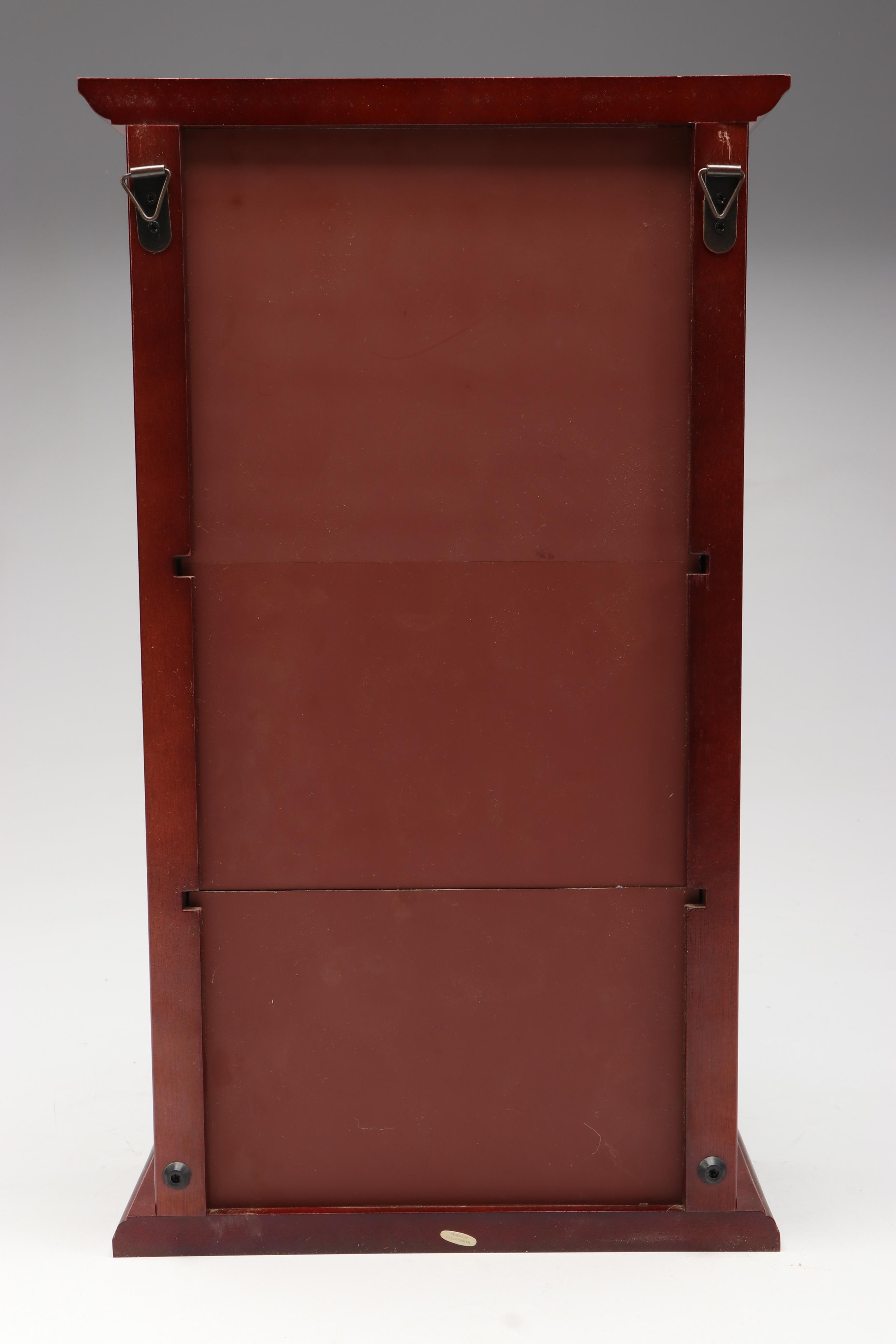 Lenox Porcelain Christmas Boxes with Wooden Display Stand