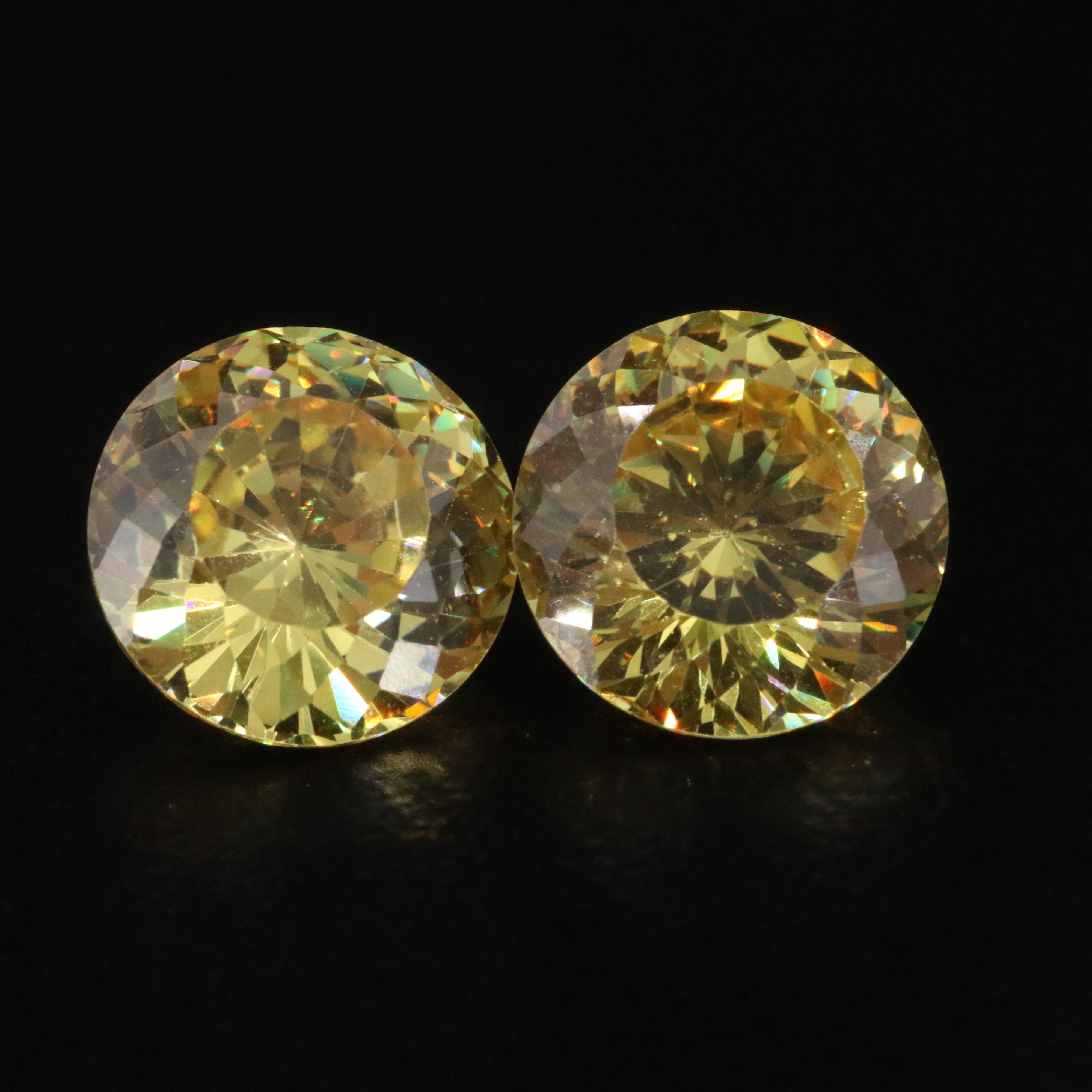 Loose 6.78 CTW CZ Pair