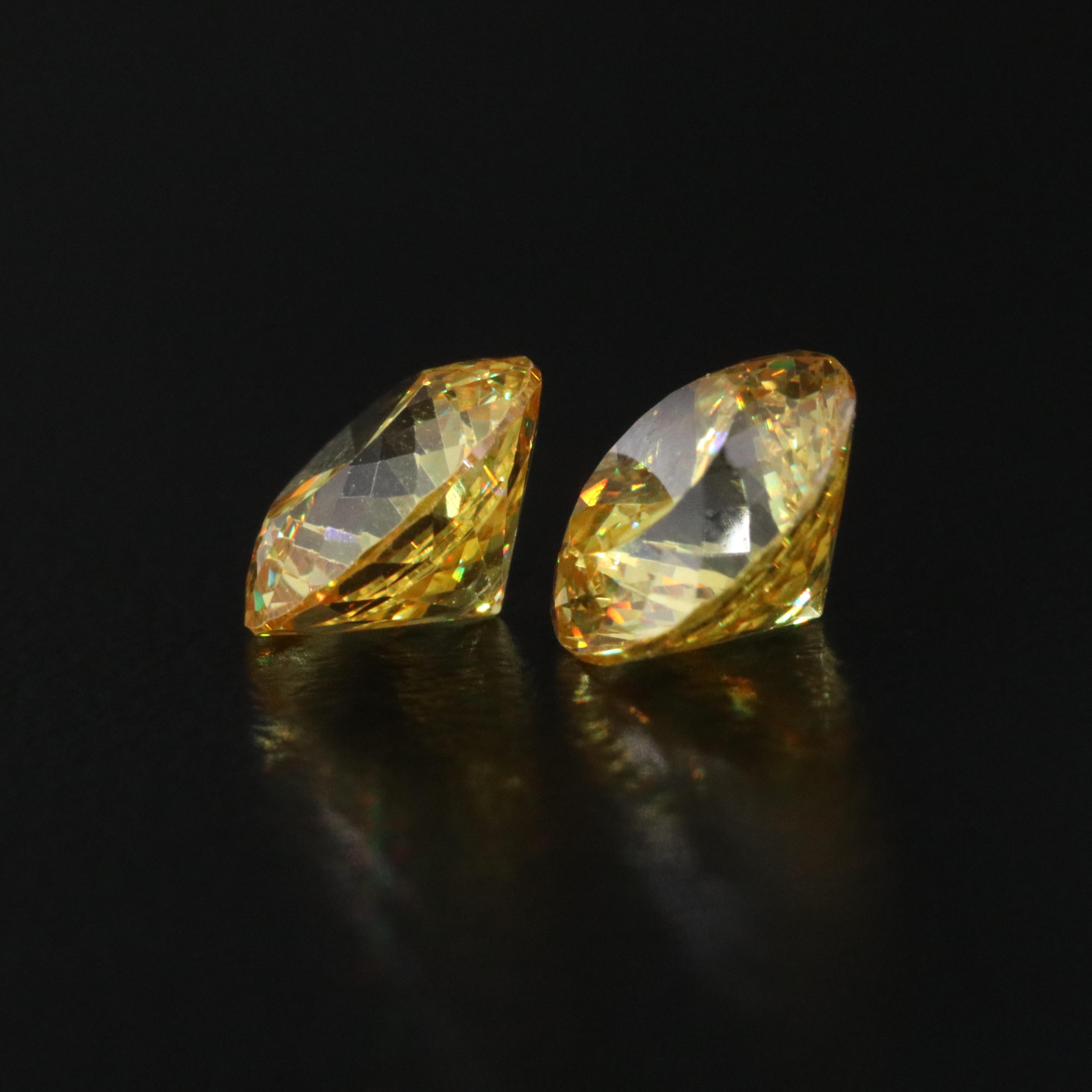 Loose 6.78 CTW CZ Pair