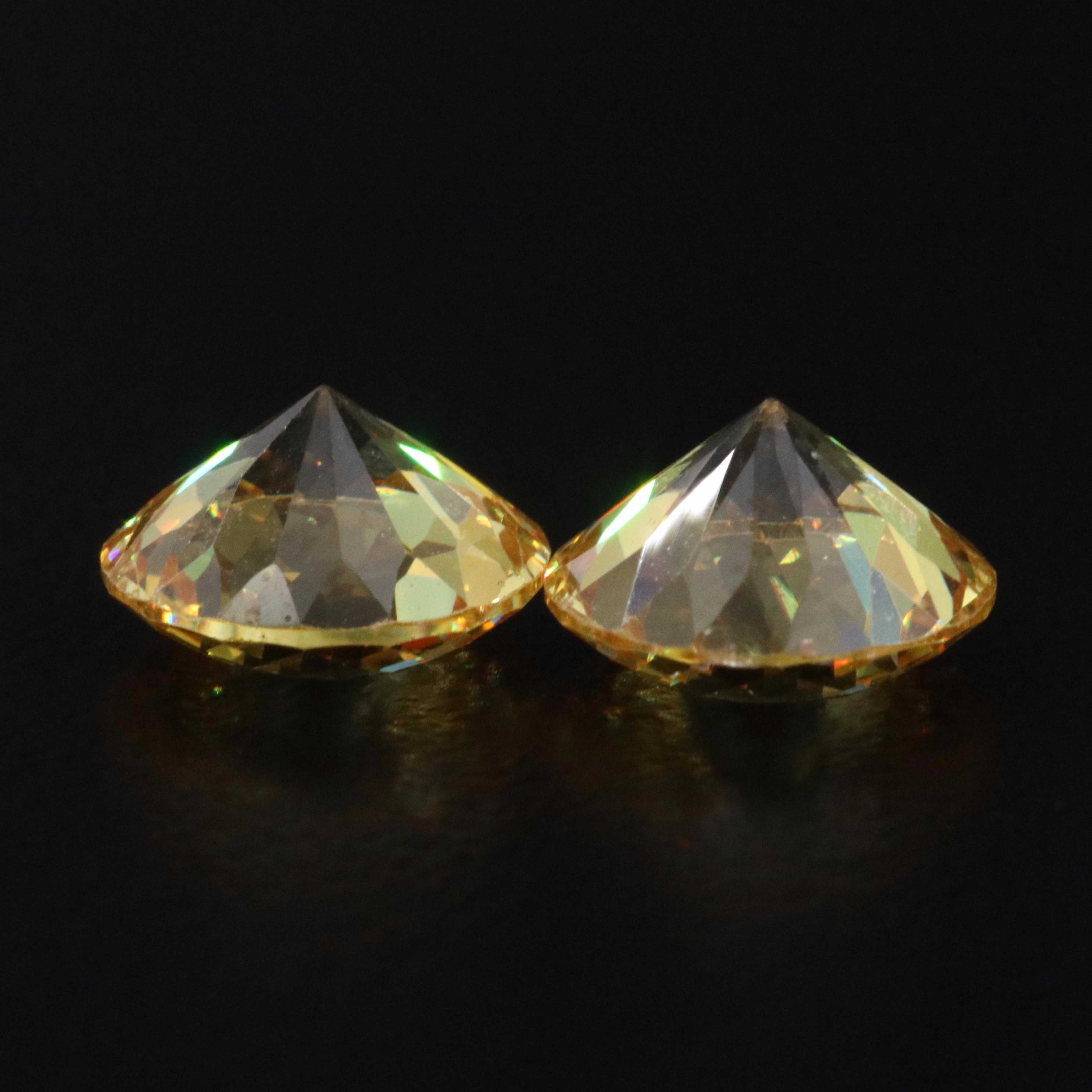 Loose 6.78 CTW CZ Pair