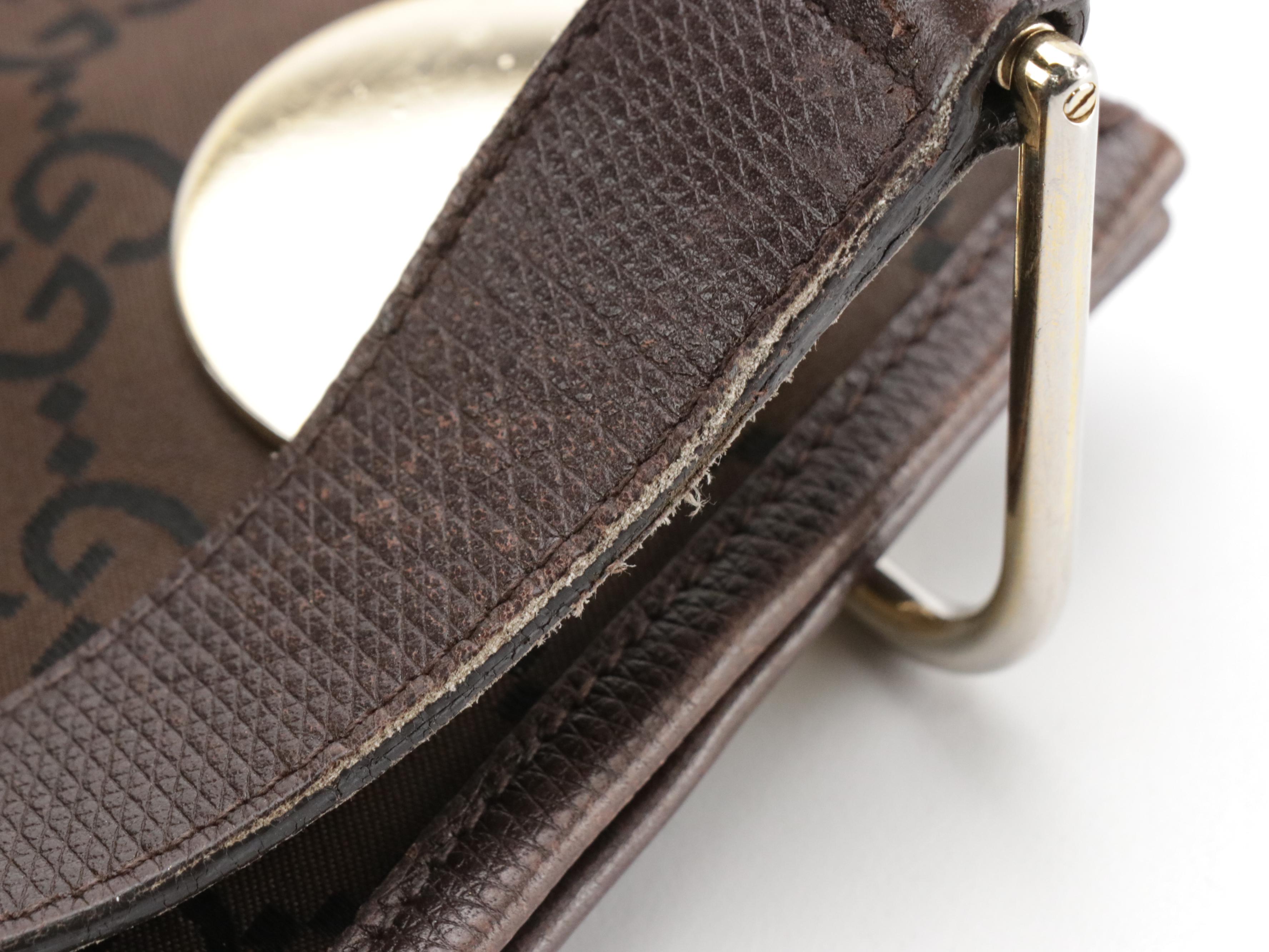 Gucci Eclipse Small Bag in GG Nylon Jacquard with Leather Trim