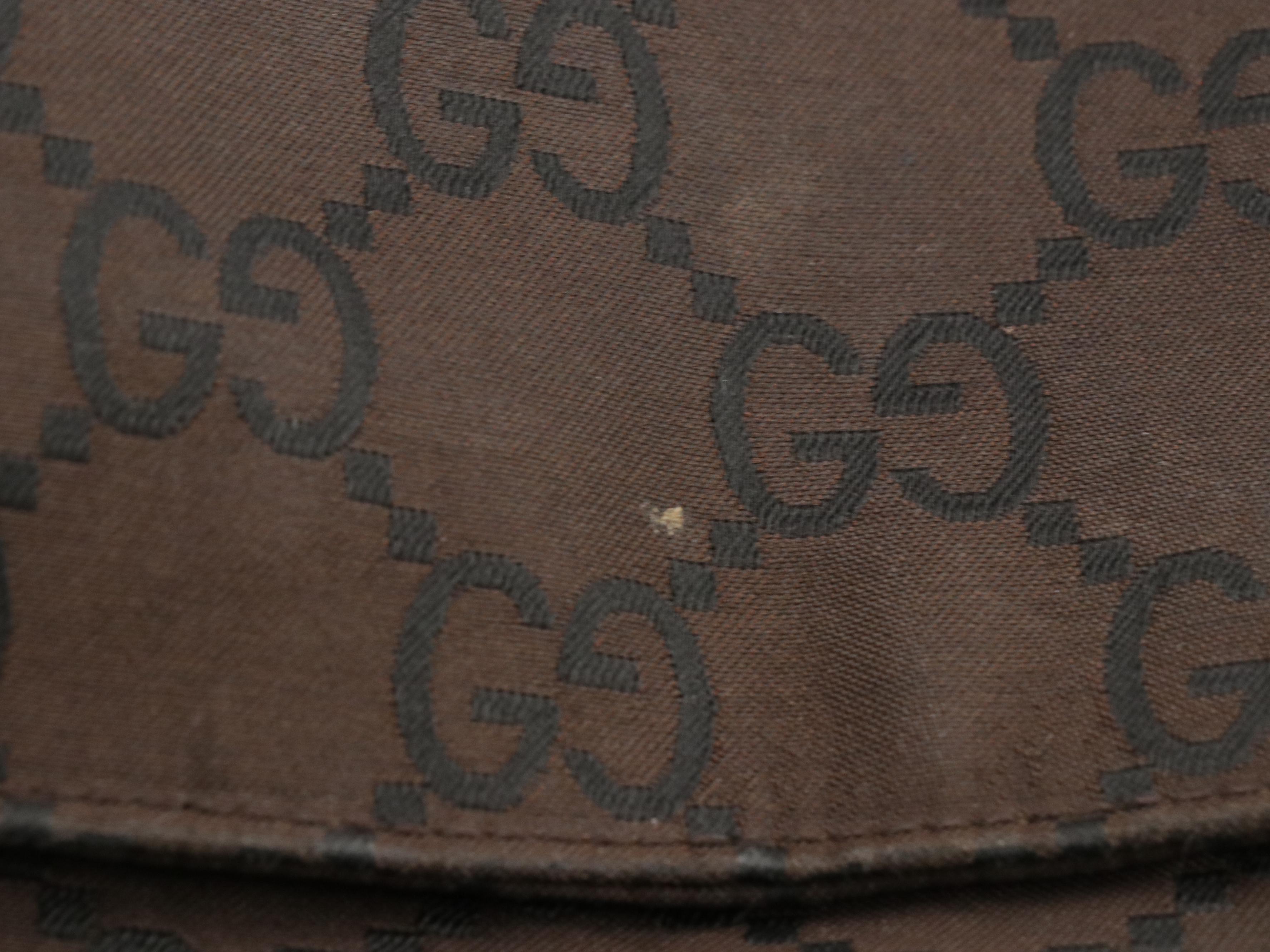 Gucci Eclipse Small Bag in GG Nylon Jacquard with Leather Trim