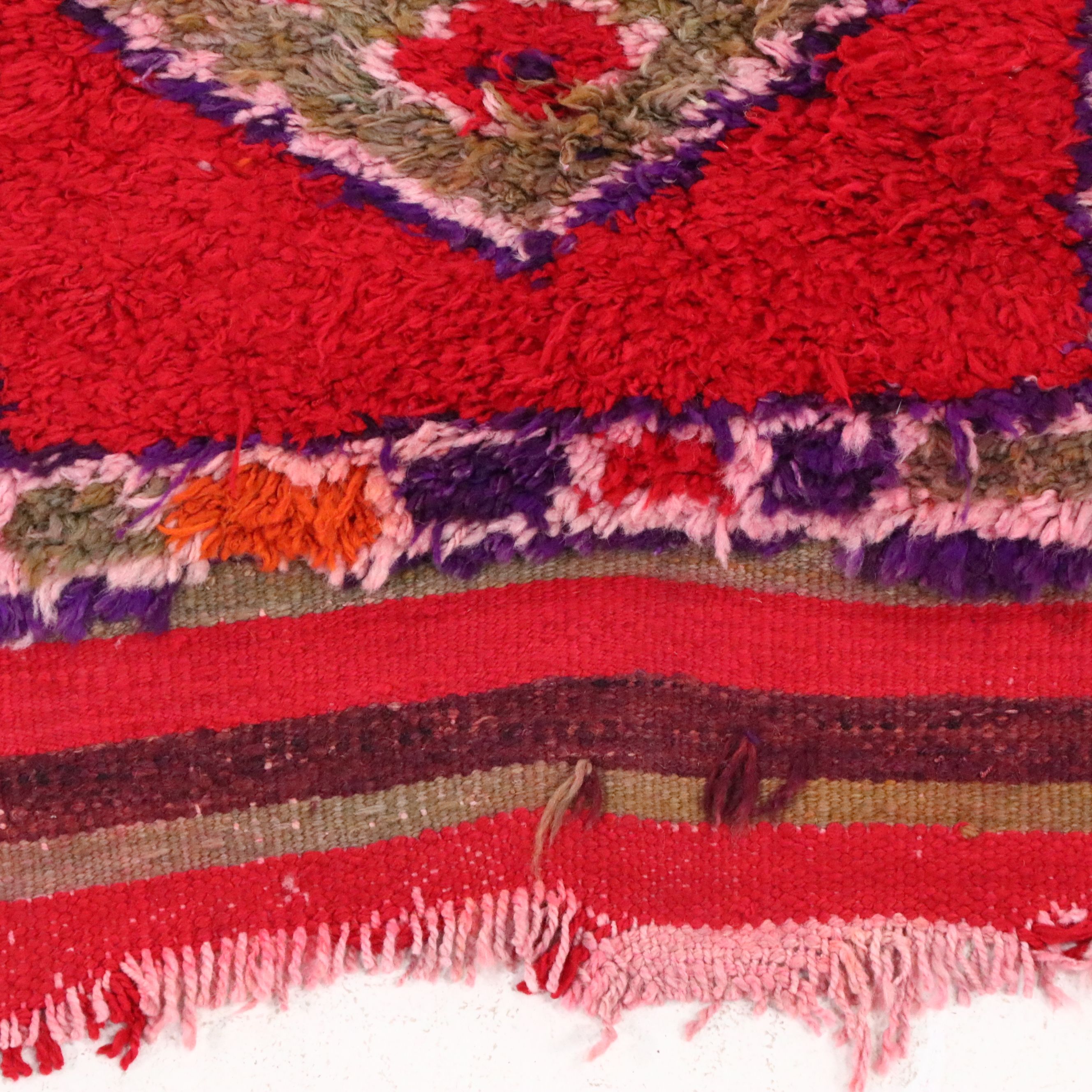 2'9 x 11'2 Hand-Knotted Turkish Village Carpet Runner Long Rug