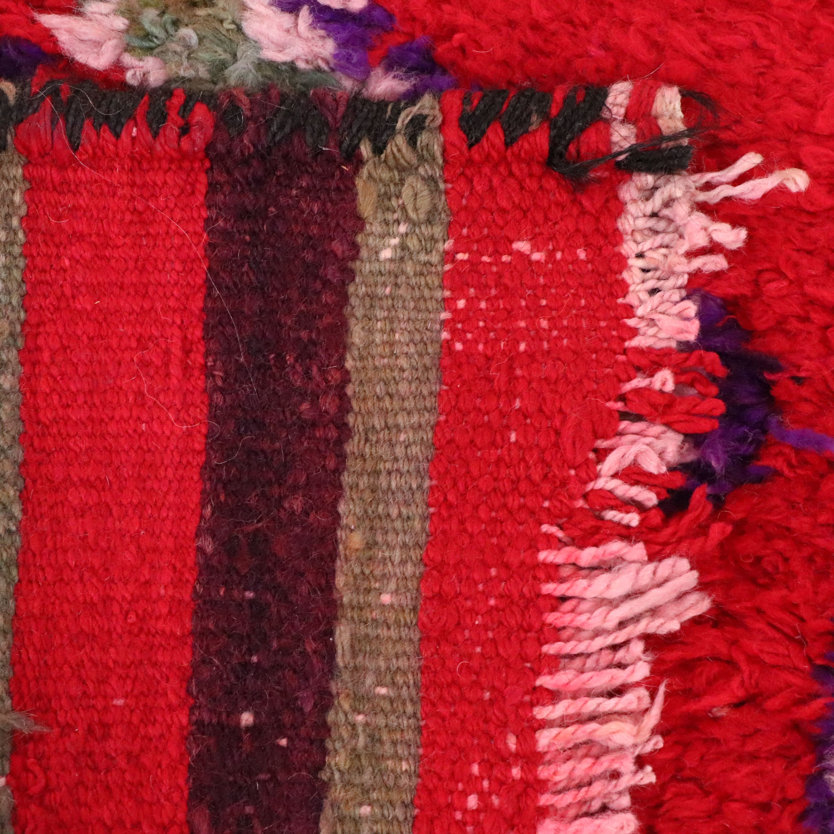 2'9 x 11'2 Hand-Knotted Turkish Village Carpet Runner Long Rug