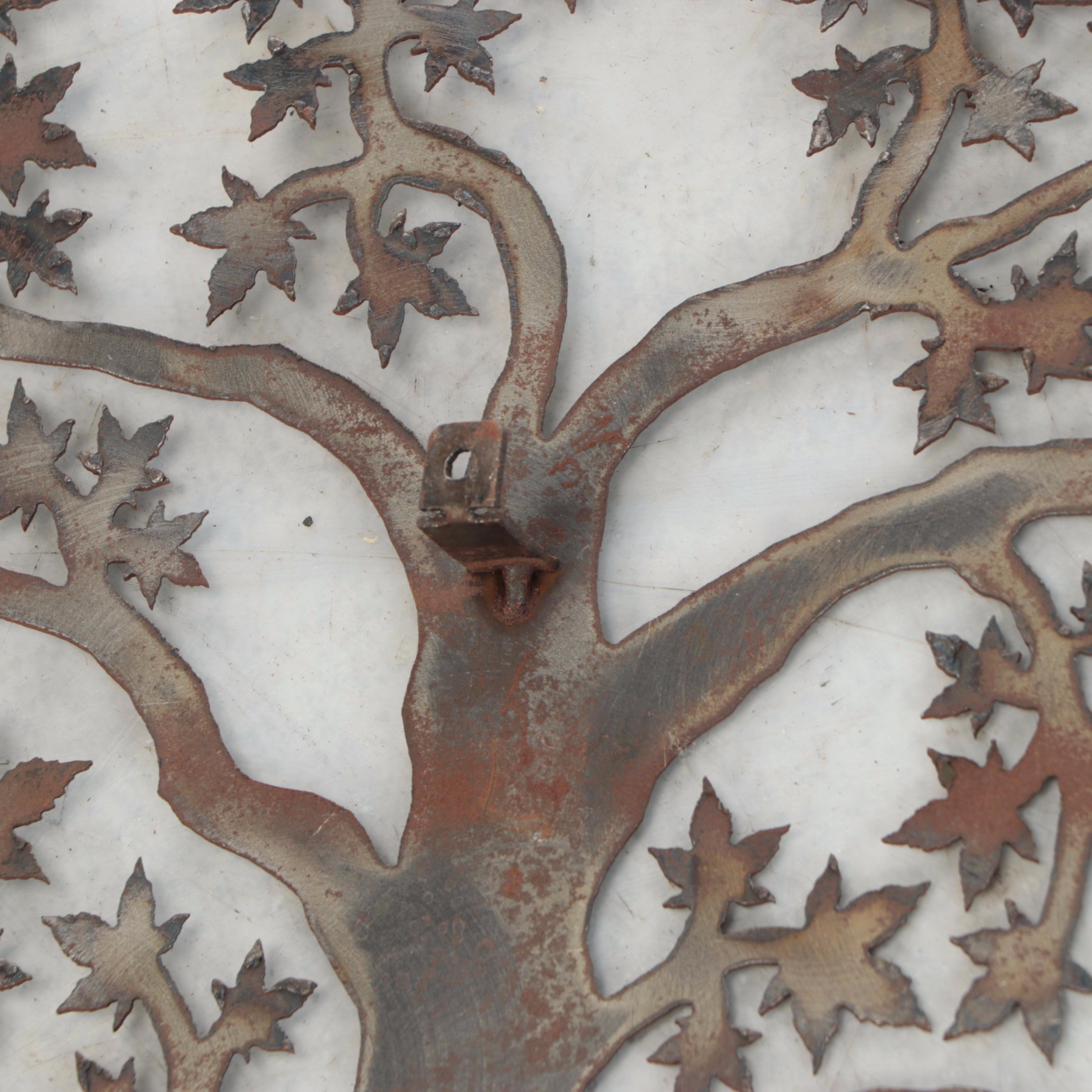 Bronze Metal Tree Wall Decoration