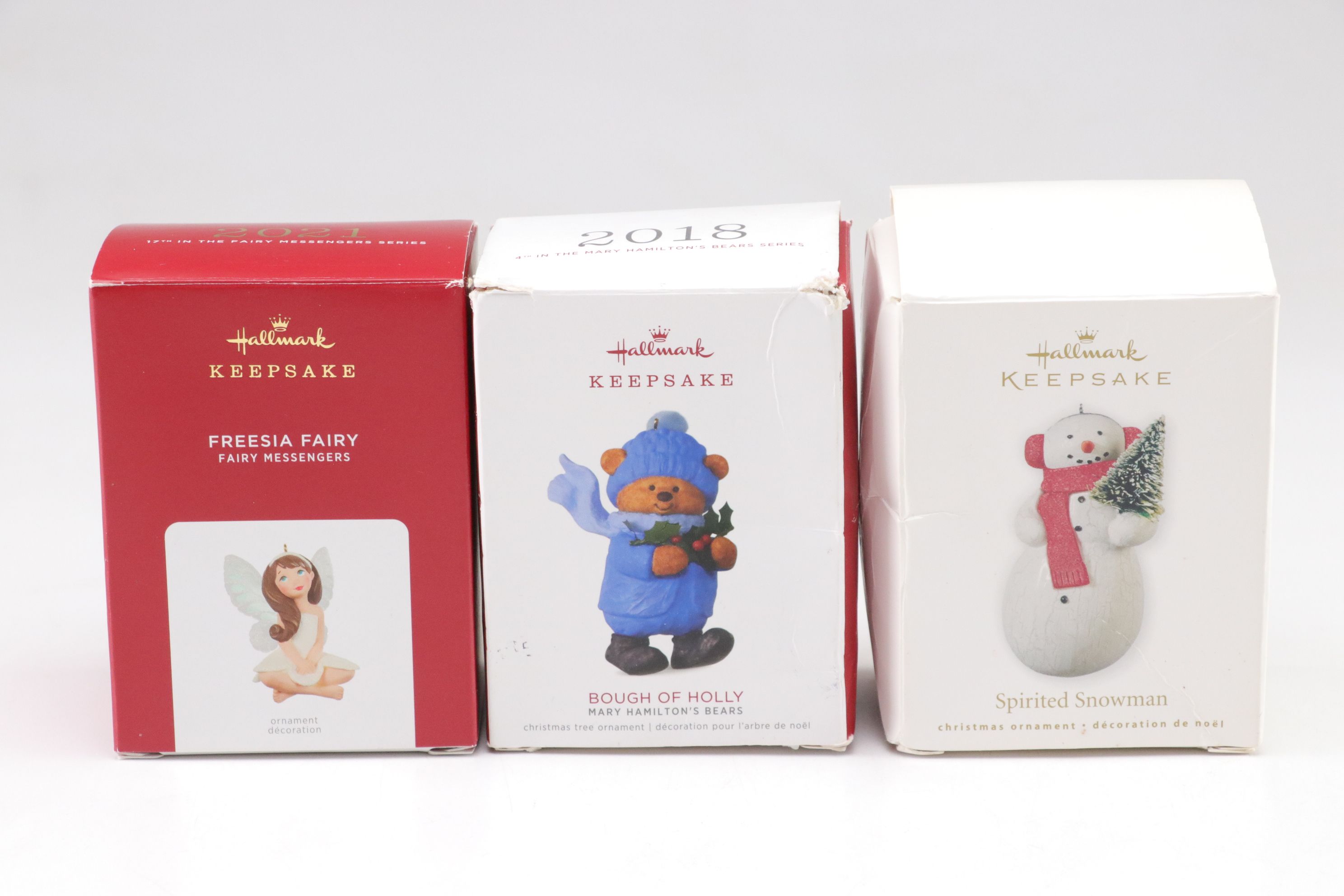 Halllmark Christmas Angel Display with Collection of Keepsake Ornaments