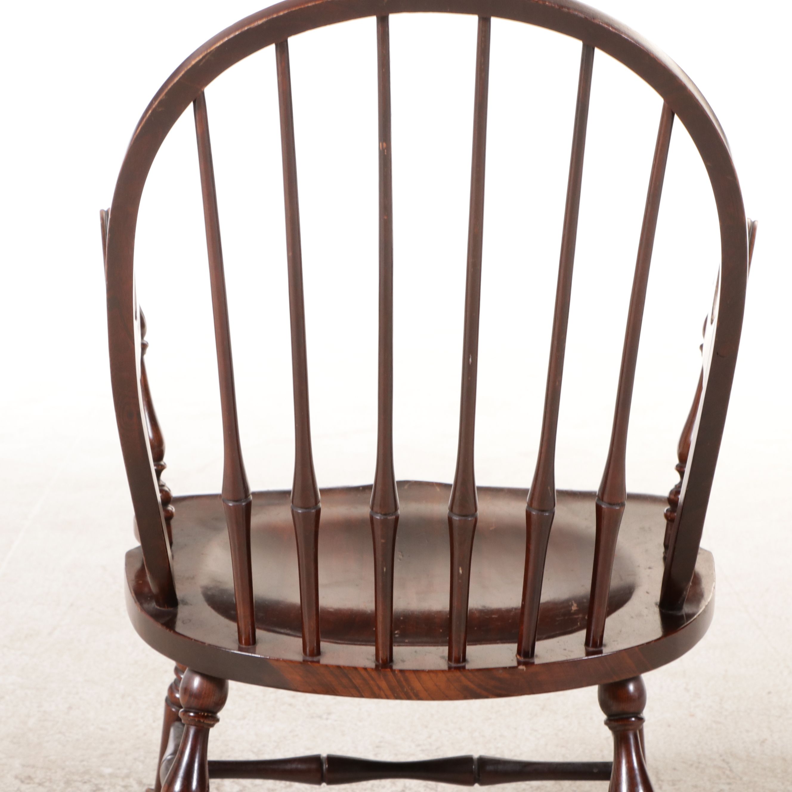 Tell City Chair Company Mahogany Windsor Style Rocking Chair