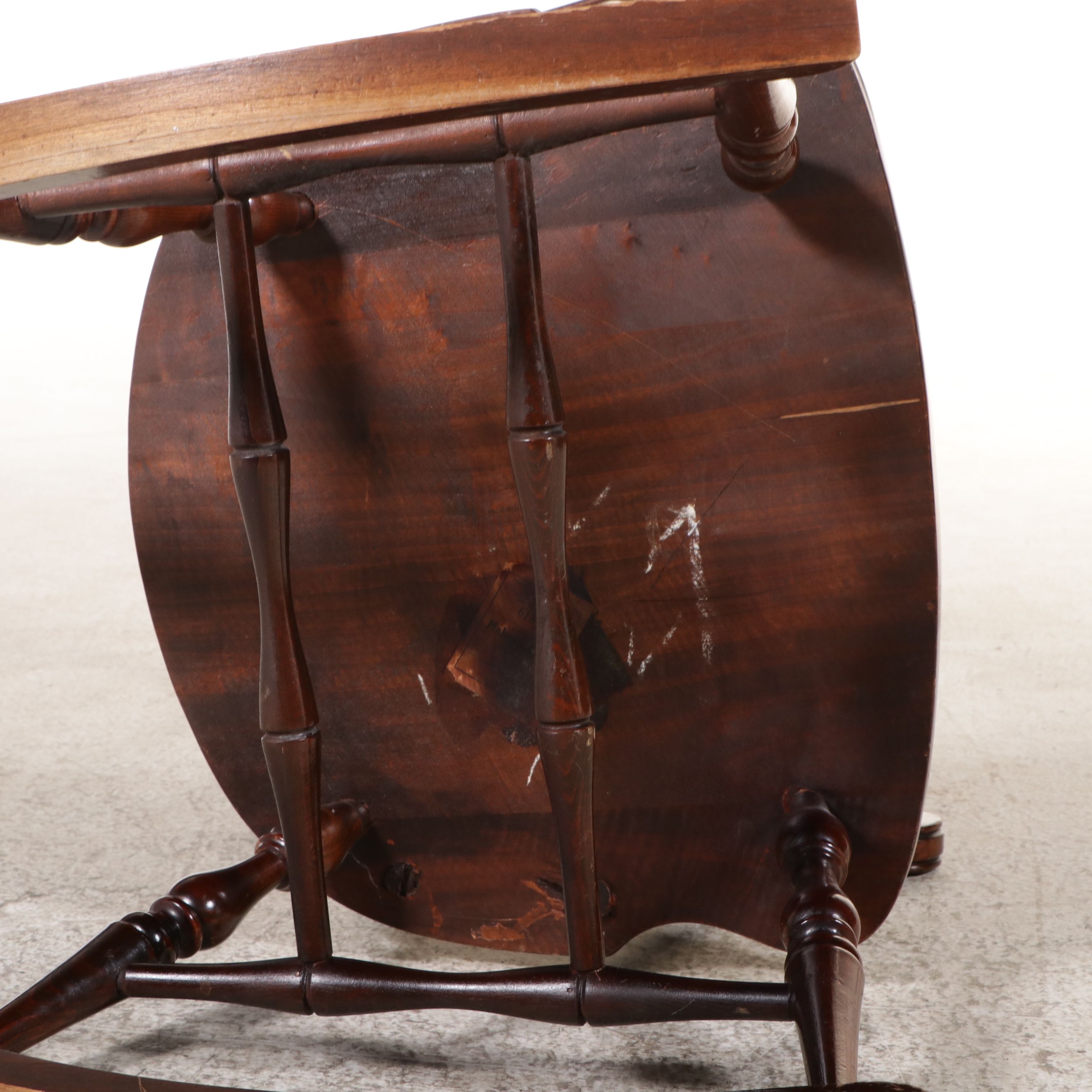 Tell City Chair Company Mahogany Windsor Style Rocking Chair