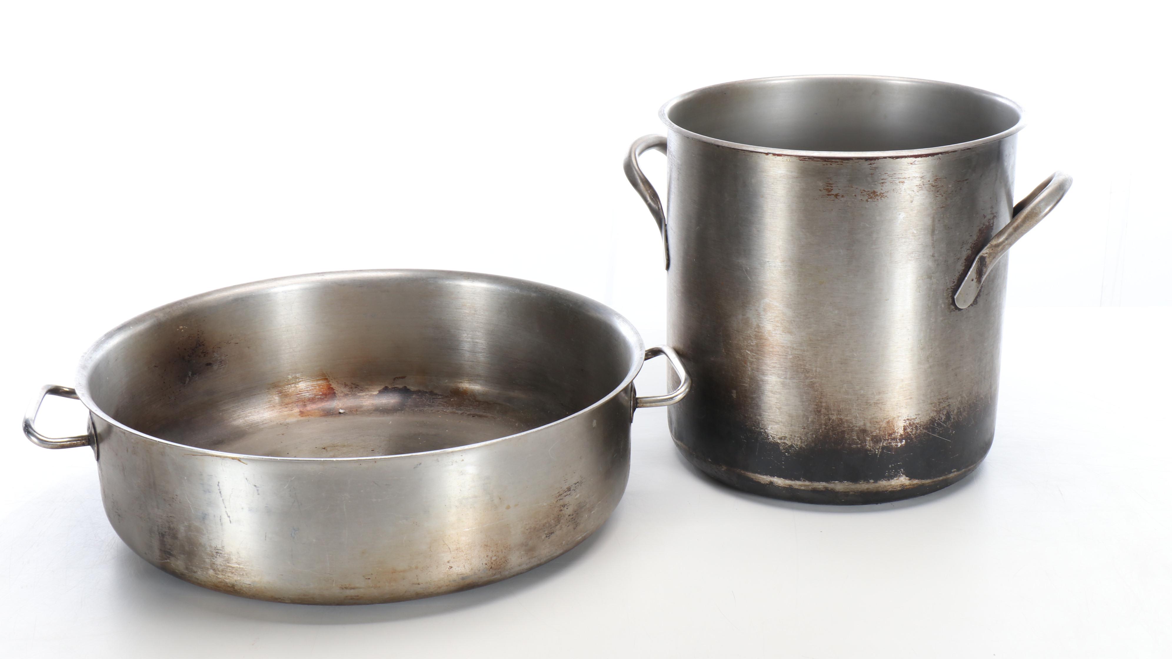 Metal Stockpots, Oval Skillet and Ladles