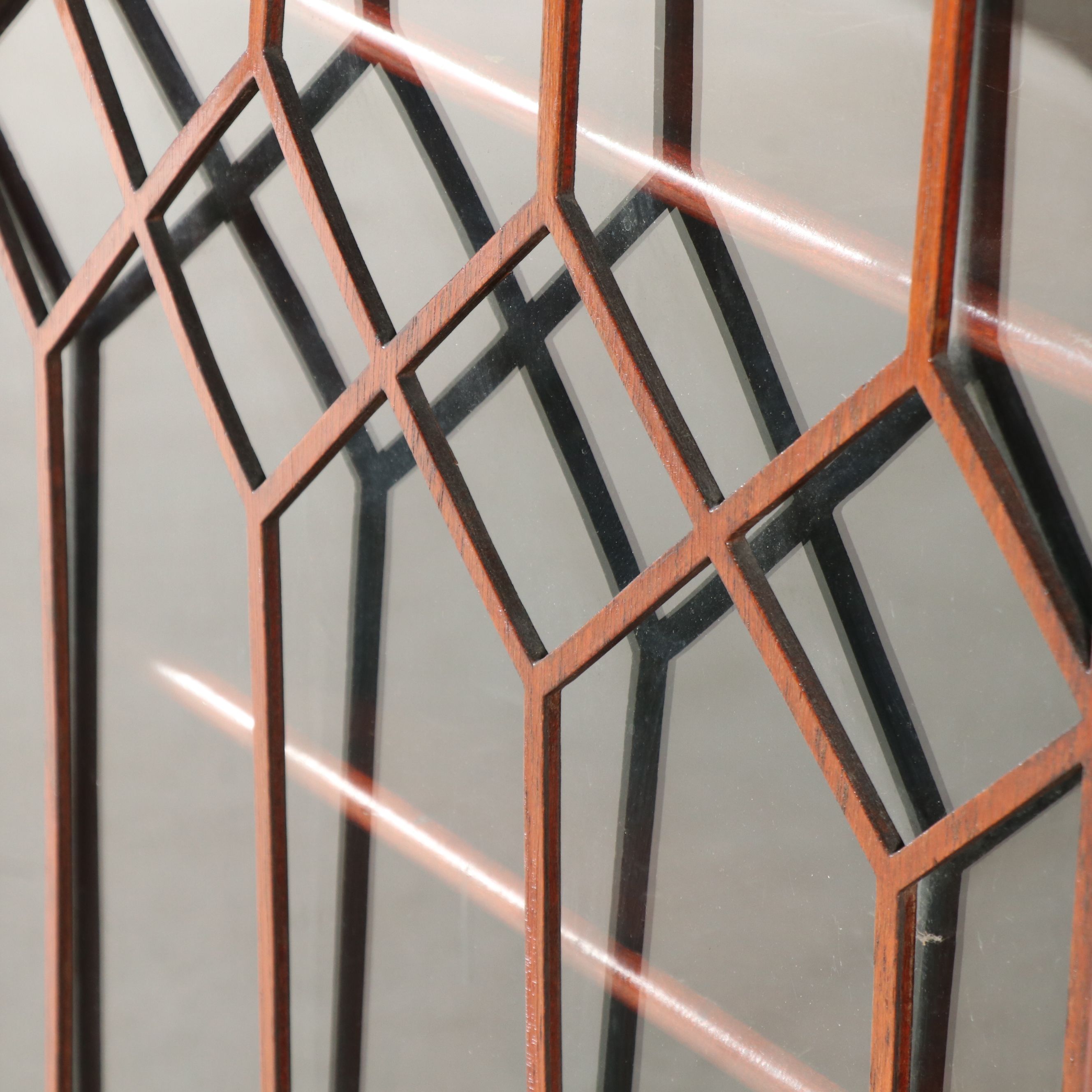 Robert Mitchell Chippendale Style Mahogany Bookcase, Early to Mid-20th Century