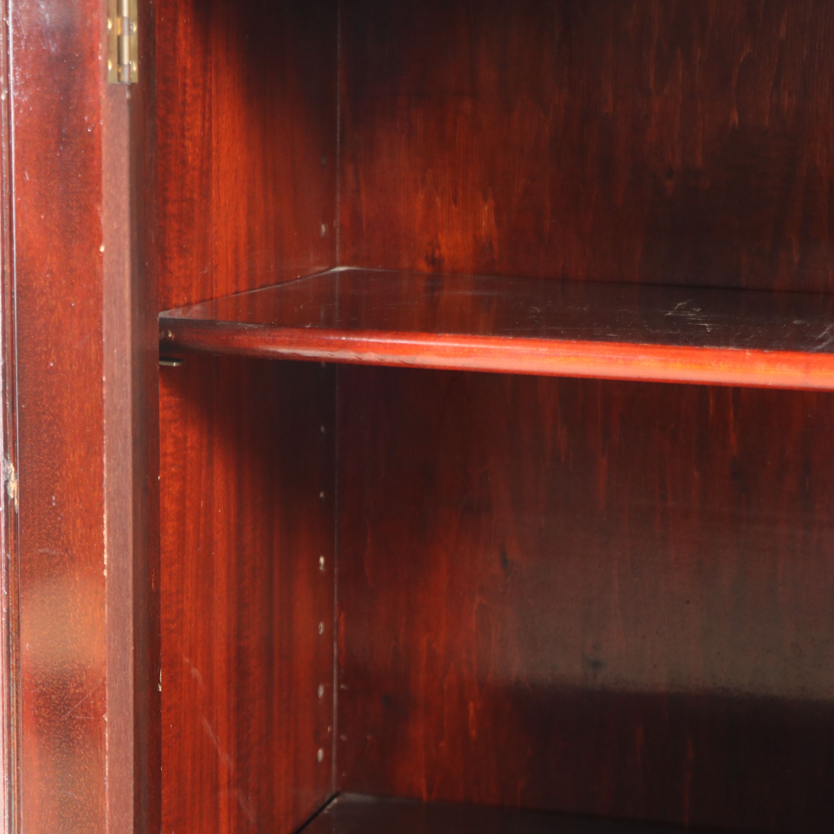 Robert Mitchell Chippendale Style Mahogany Bookcase, Early to Mid-20th Century