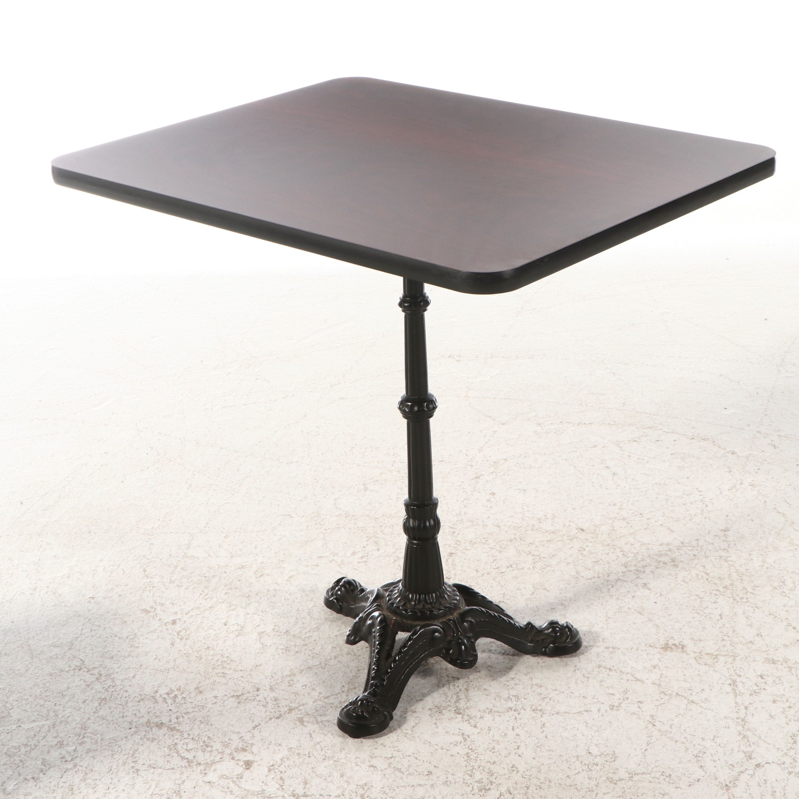 M. Deitz and Sons Cast Iron and Laminate Pub Table with Chairs