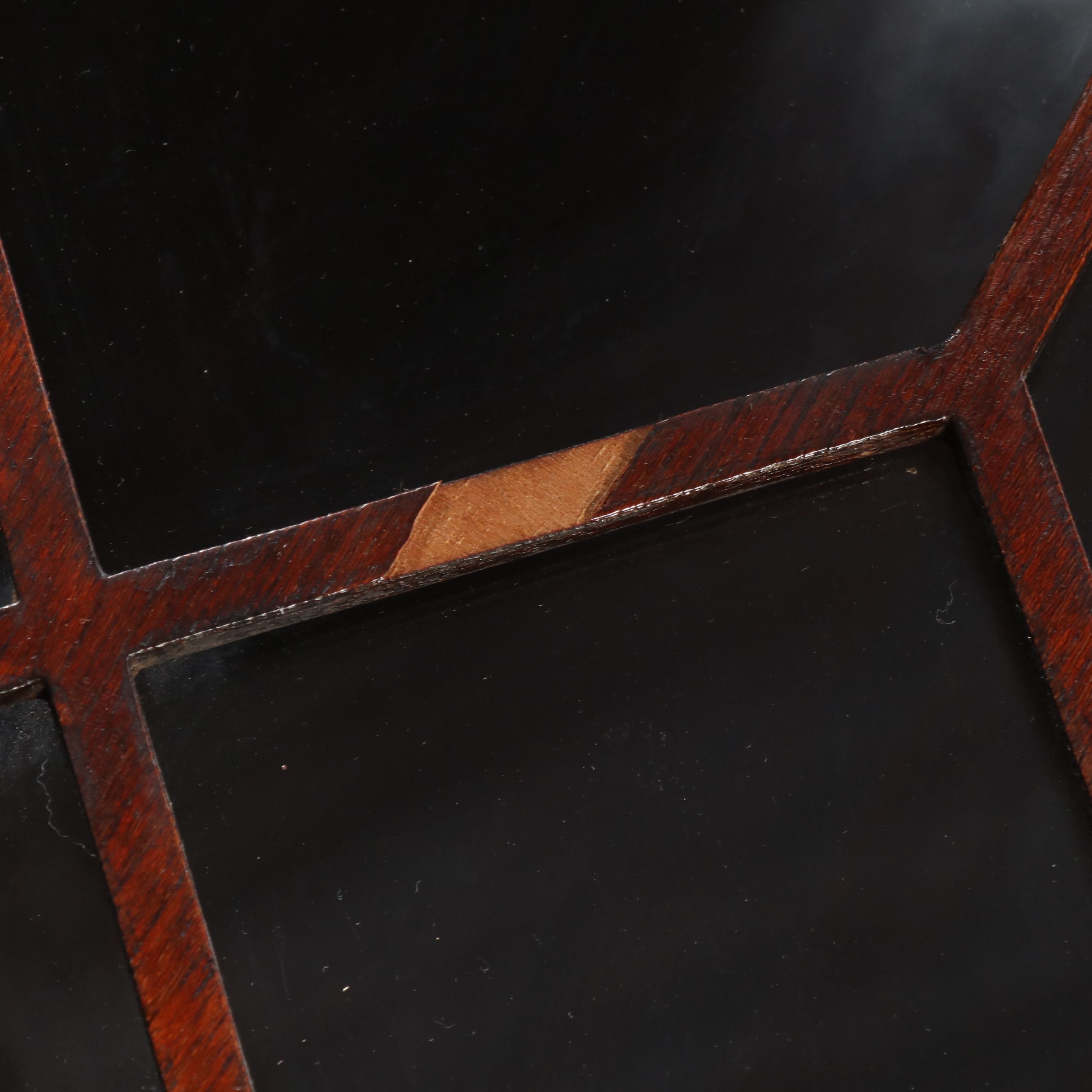 Robert Mitchell Chippendale Style Mahogany Bookcase, Early to Mid-20th Century