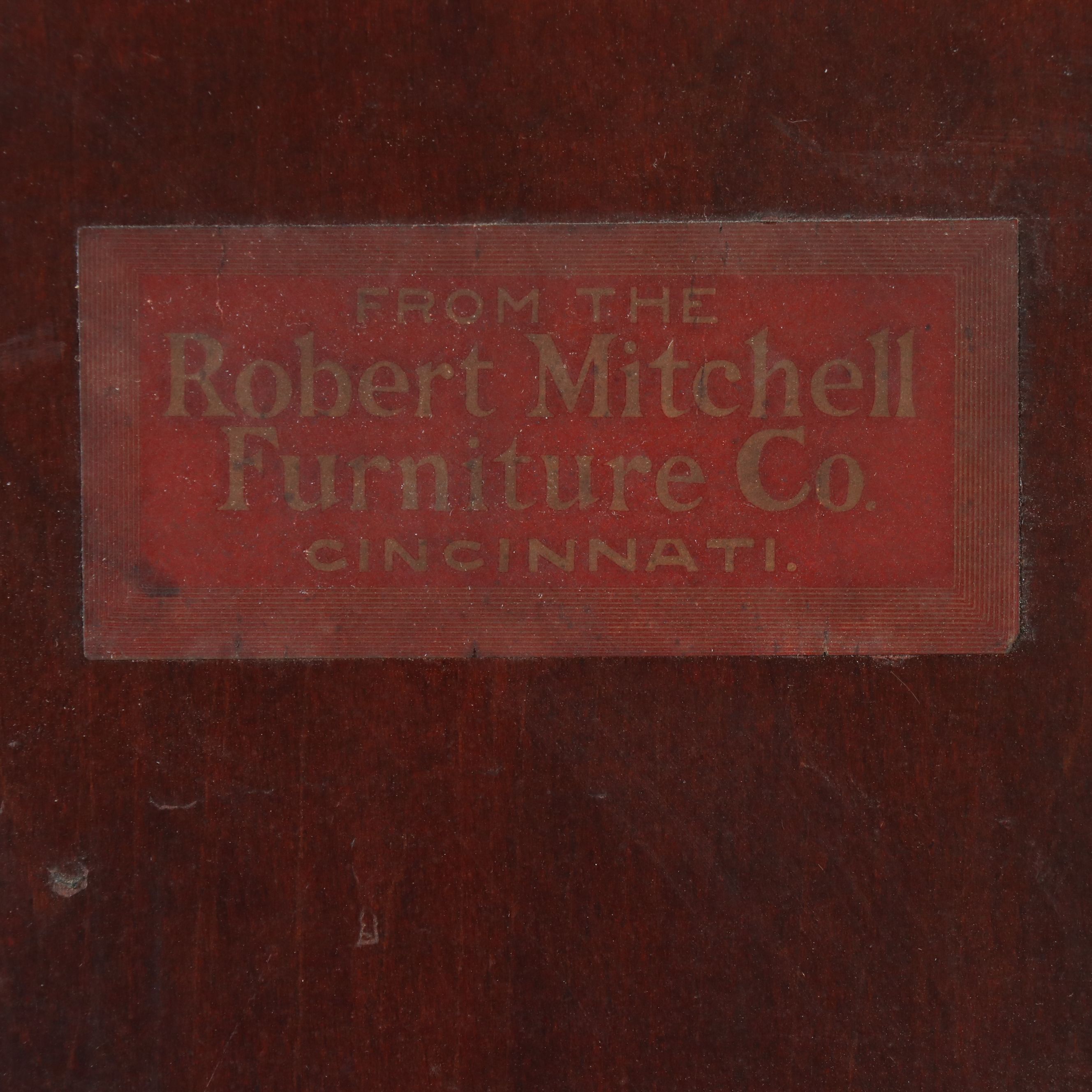 Robert Mitchell Chippendale Style Mahogany Bookcase, Early to Mid-20th Century