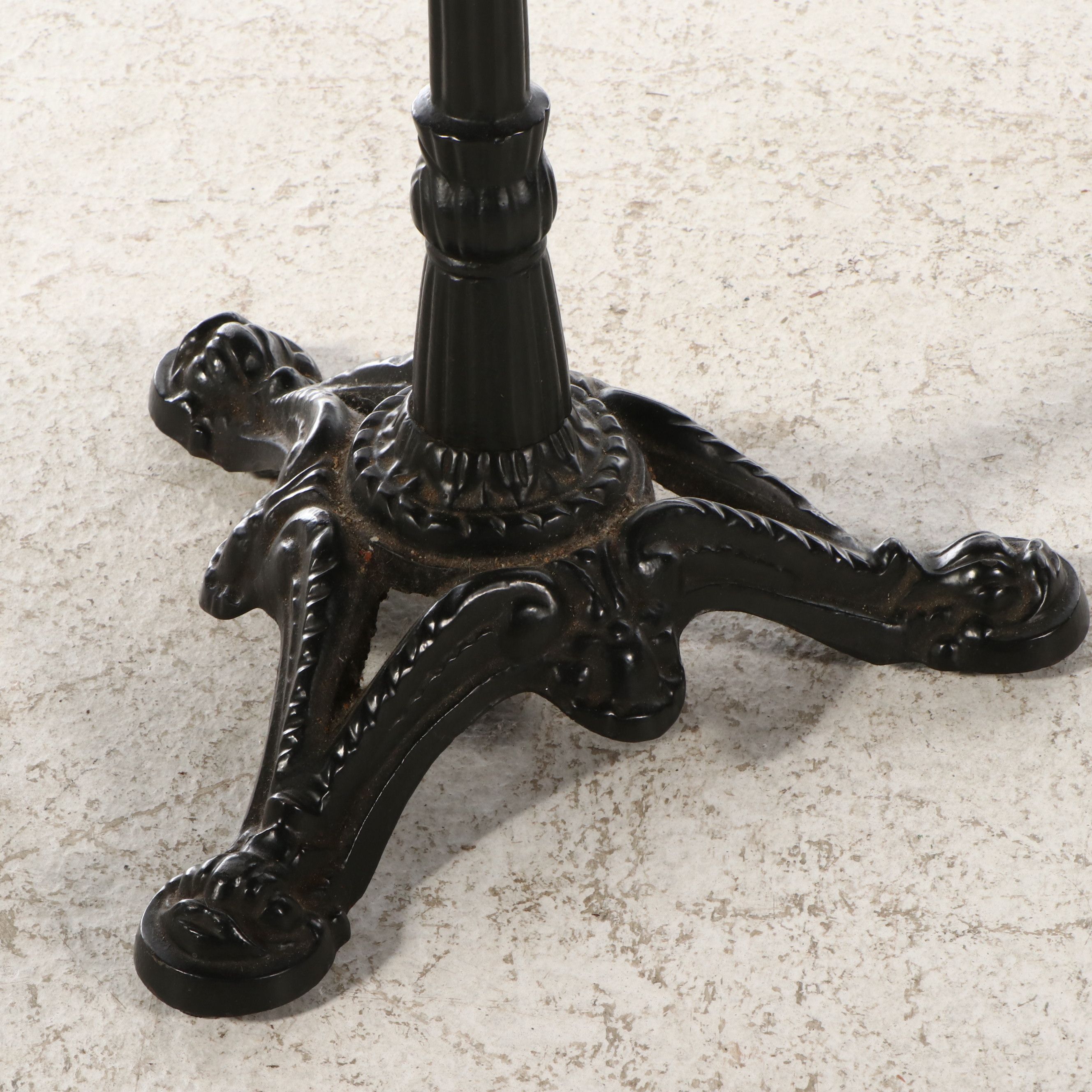 M. Deitz and Sons Cast Iron and Laminate Pub Table with Chairs