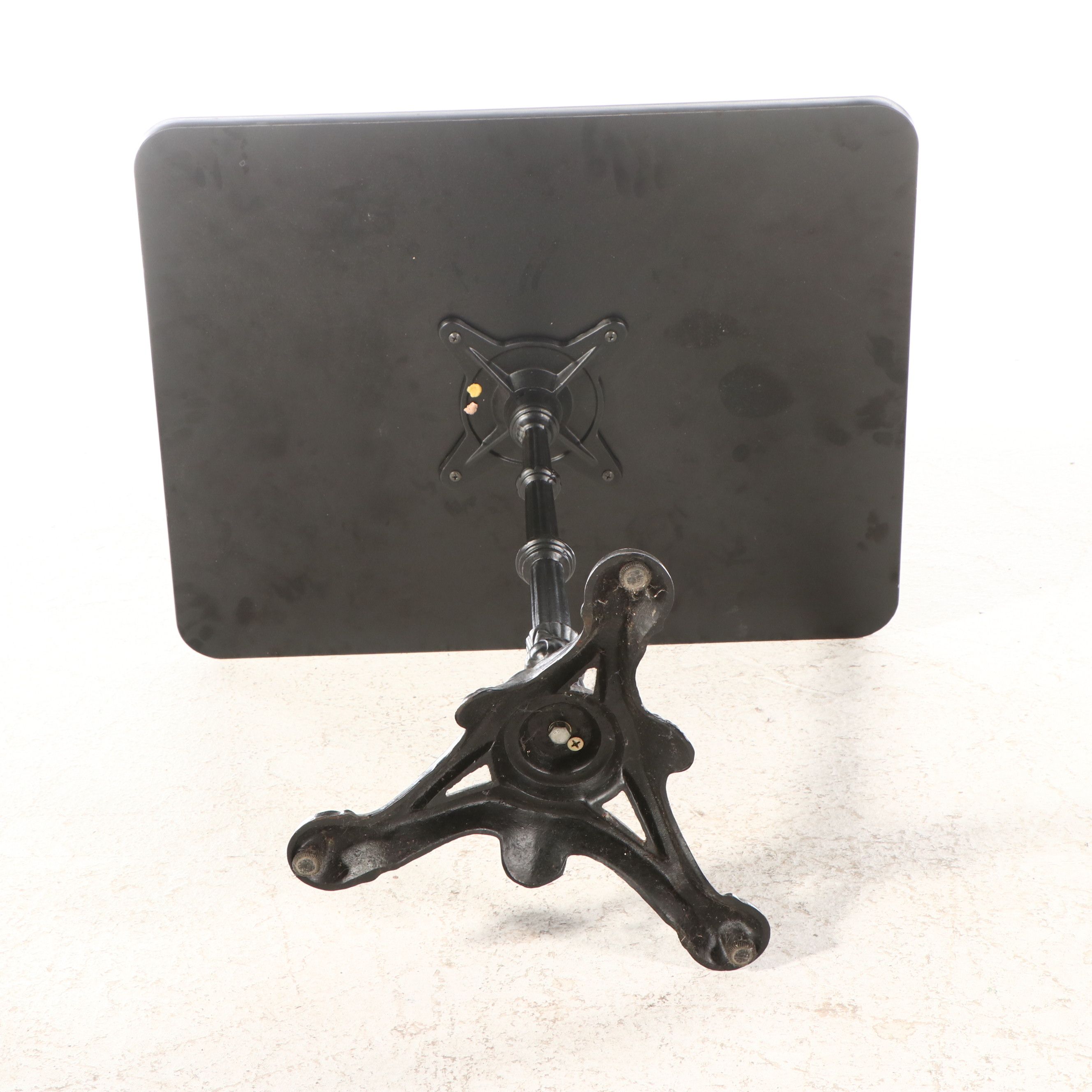 M. Deitz and Sons Cast Iron and Laminate Pub Table with Chairs