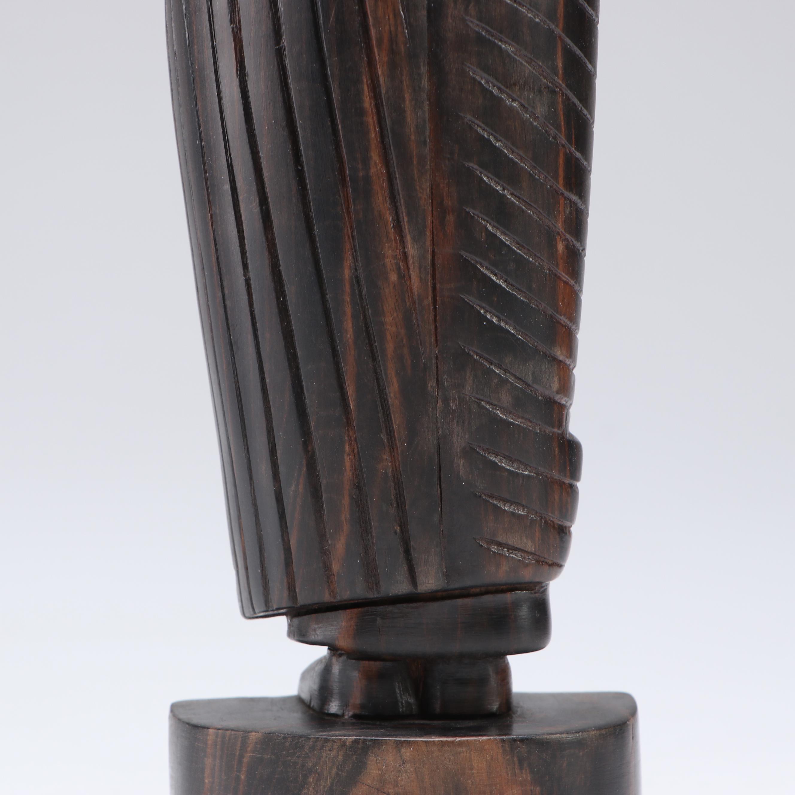 Ironwood Carved Buddha