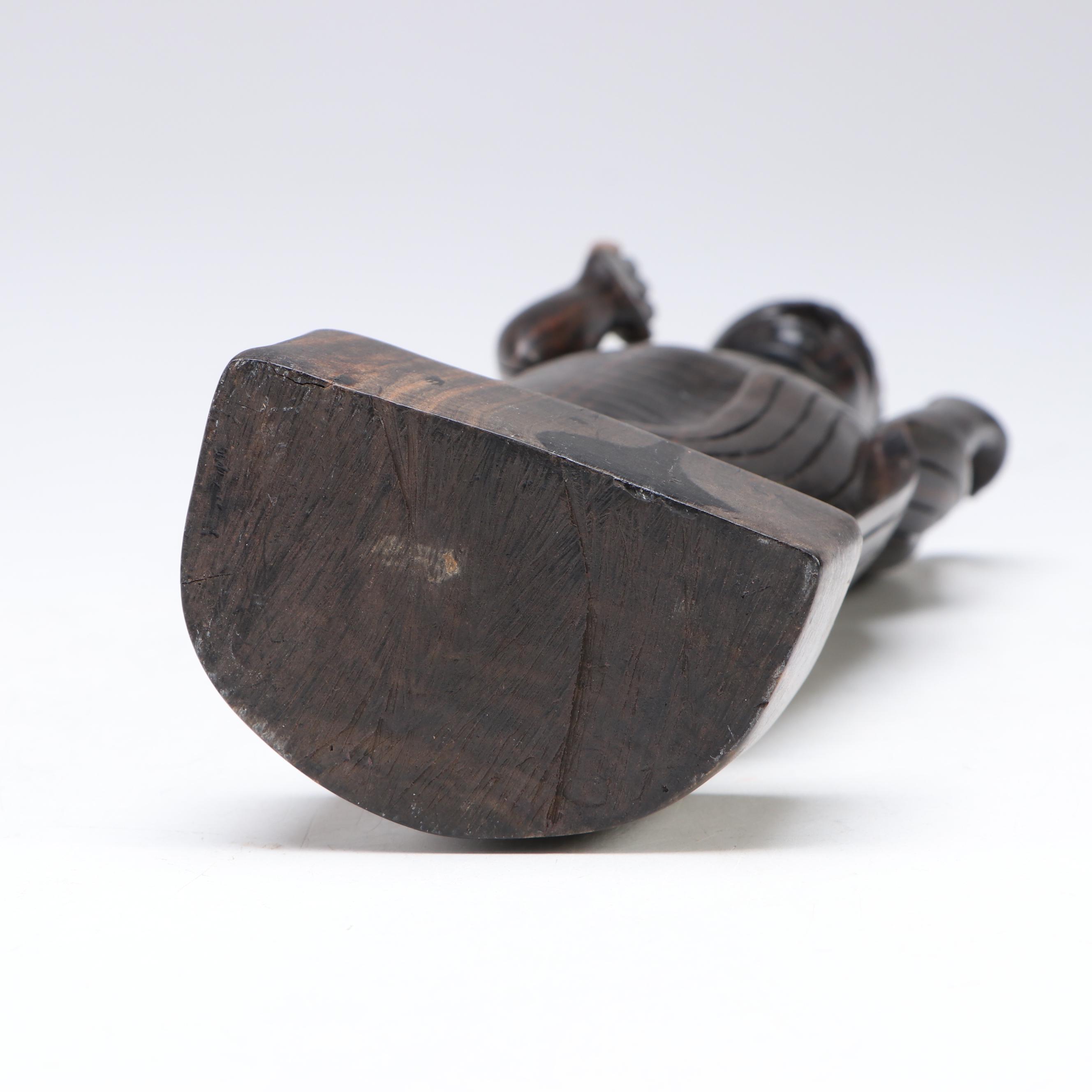 Ironwood Carved Buddha