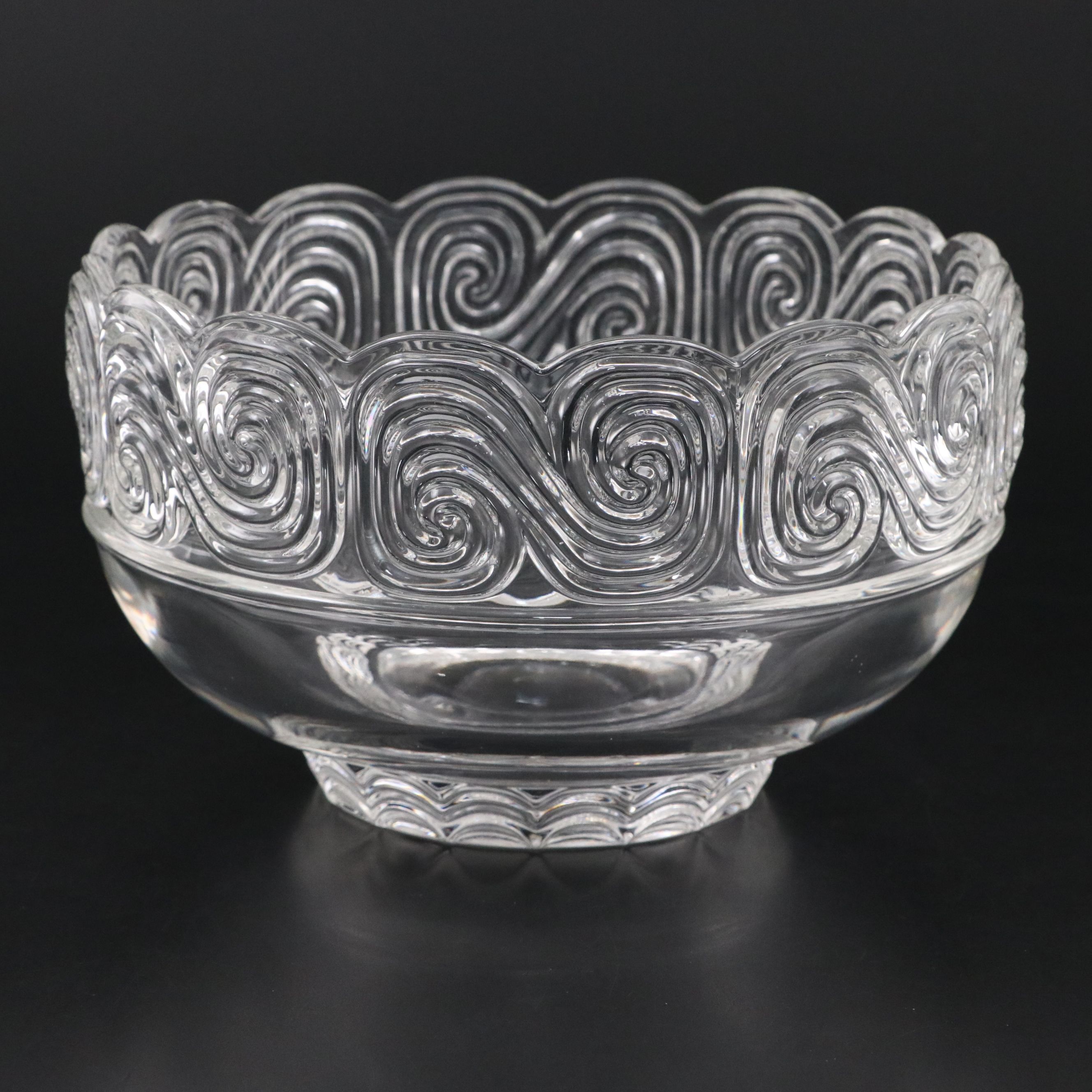 Tiffany & Co. Louis Comfort Tiffany Collection Footed Crystal Bowl
