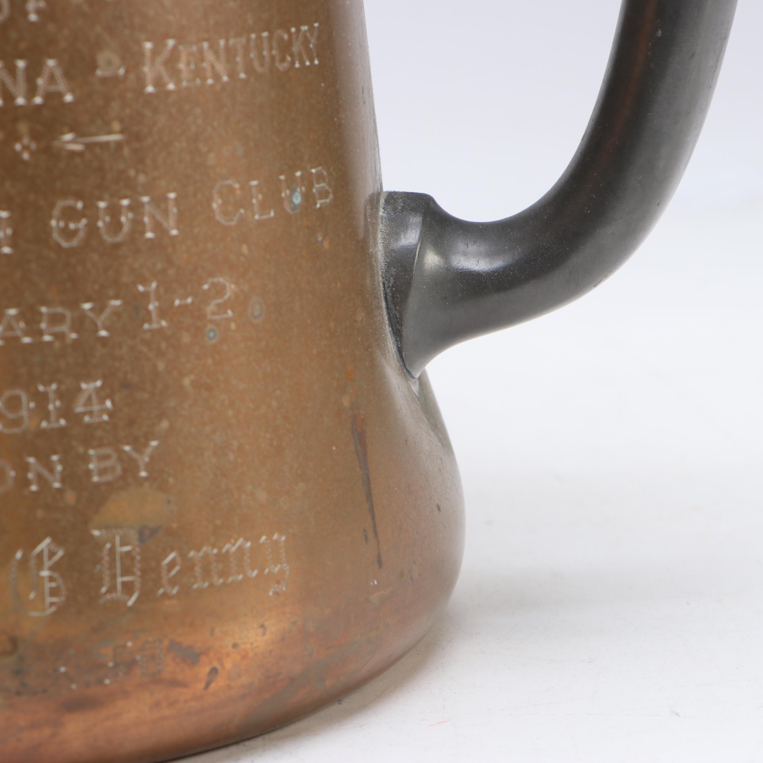 Cincinnati Gun Club's "The Old Jordan Trophy" Tri-State Trophy, 1914