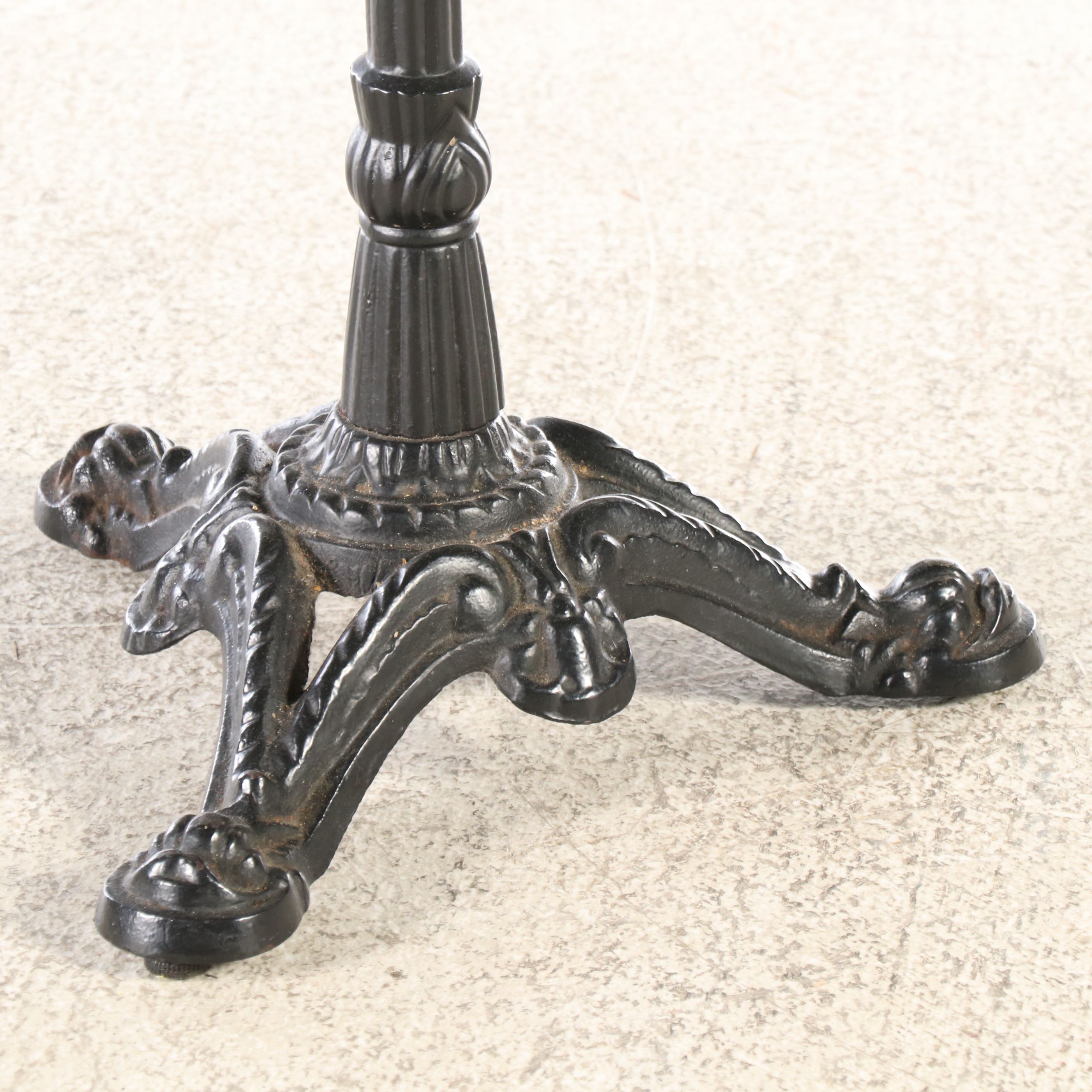 M. Deitz & Sons Laminate and Cast Iron Pub Table with Chairs