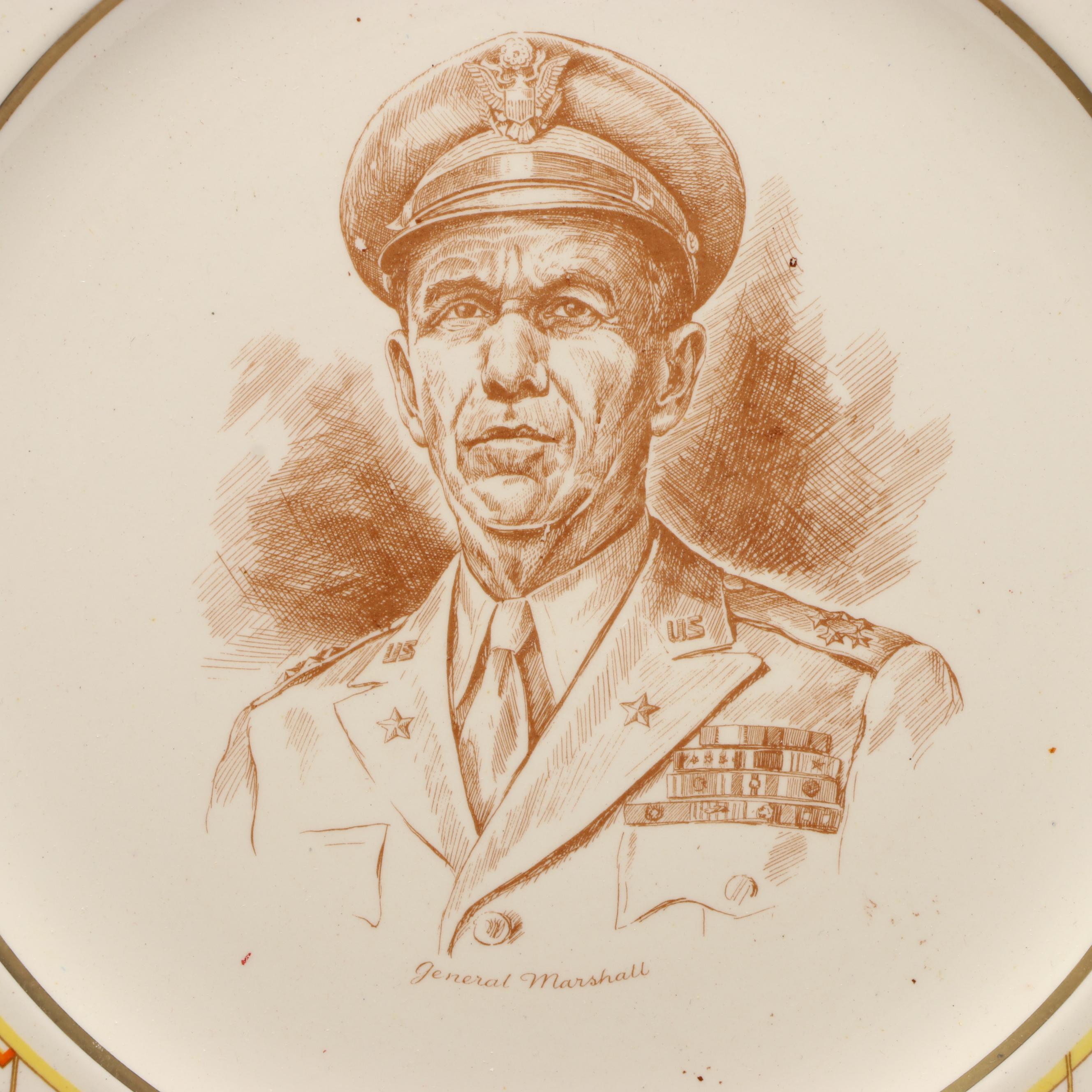 Salem "Allied Nations" Franklin D. Roosevelt and Other Commemorative Plates