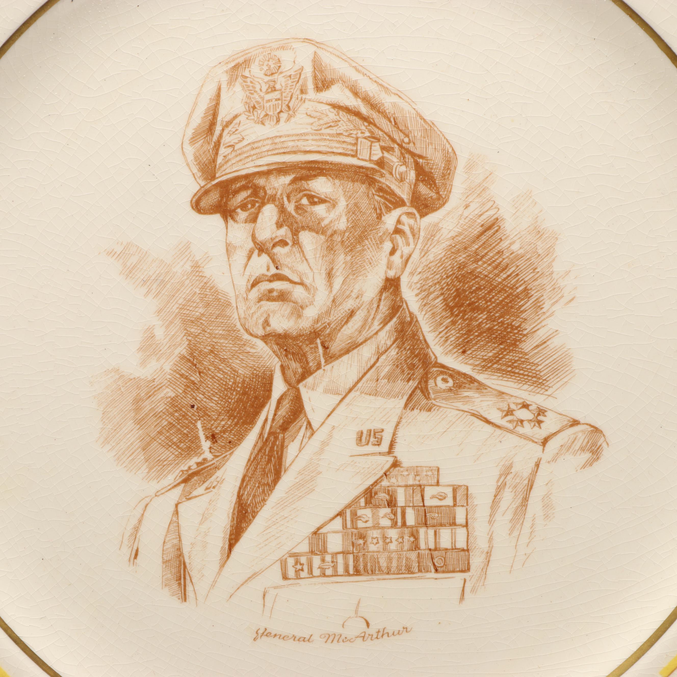 Salem "Allied Nations" Franklin D. Roosevelt and Other Commemorative Plates