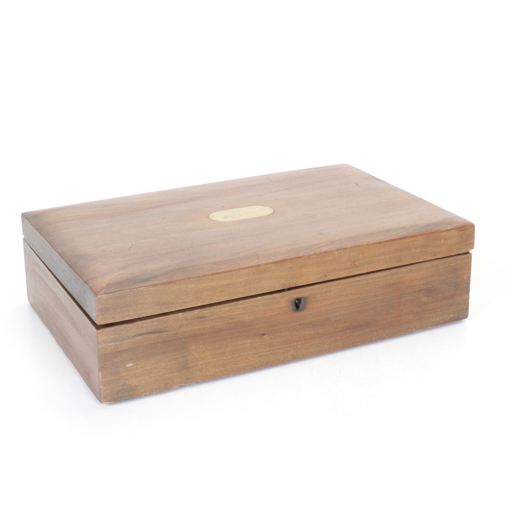Hand-Crafted Humidor with Souvenir Ashtrays, Banded Calcite Globe & More