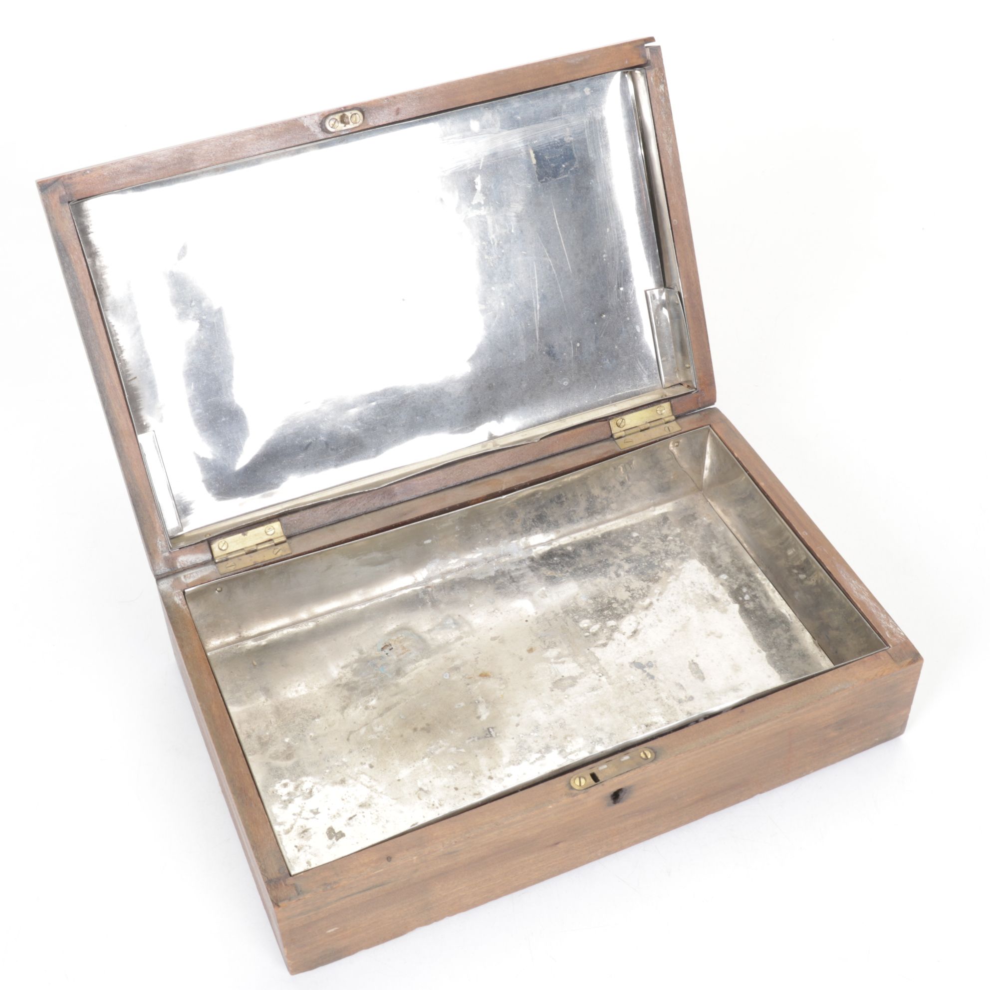 Hand-Crafted Humidor with Souvenir Ashtrays, Banded Calcite Globe & More