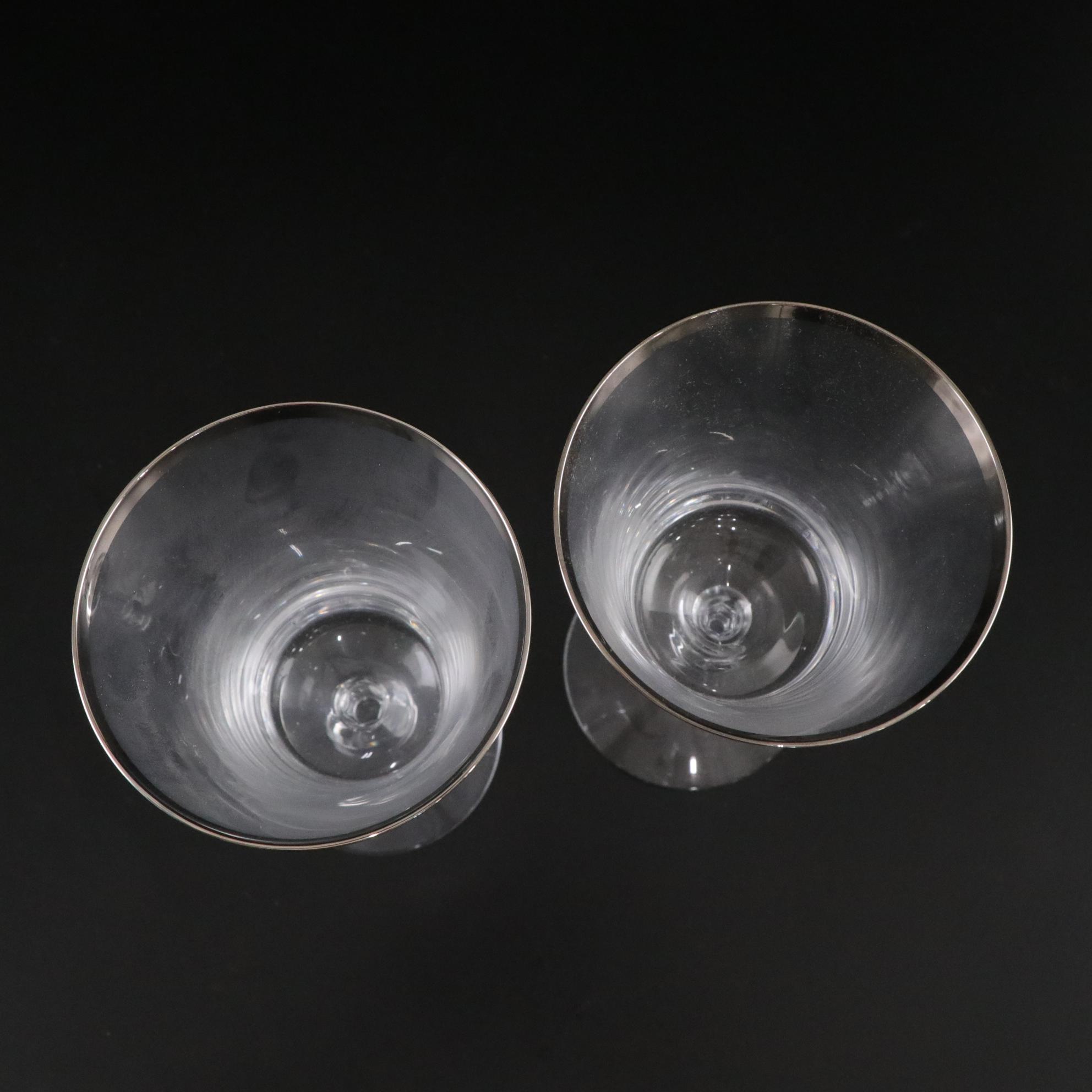 Lenox "Solitaire Platinum" Porcelain Dinnerware and Fostoria "Sheffield" Glasses