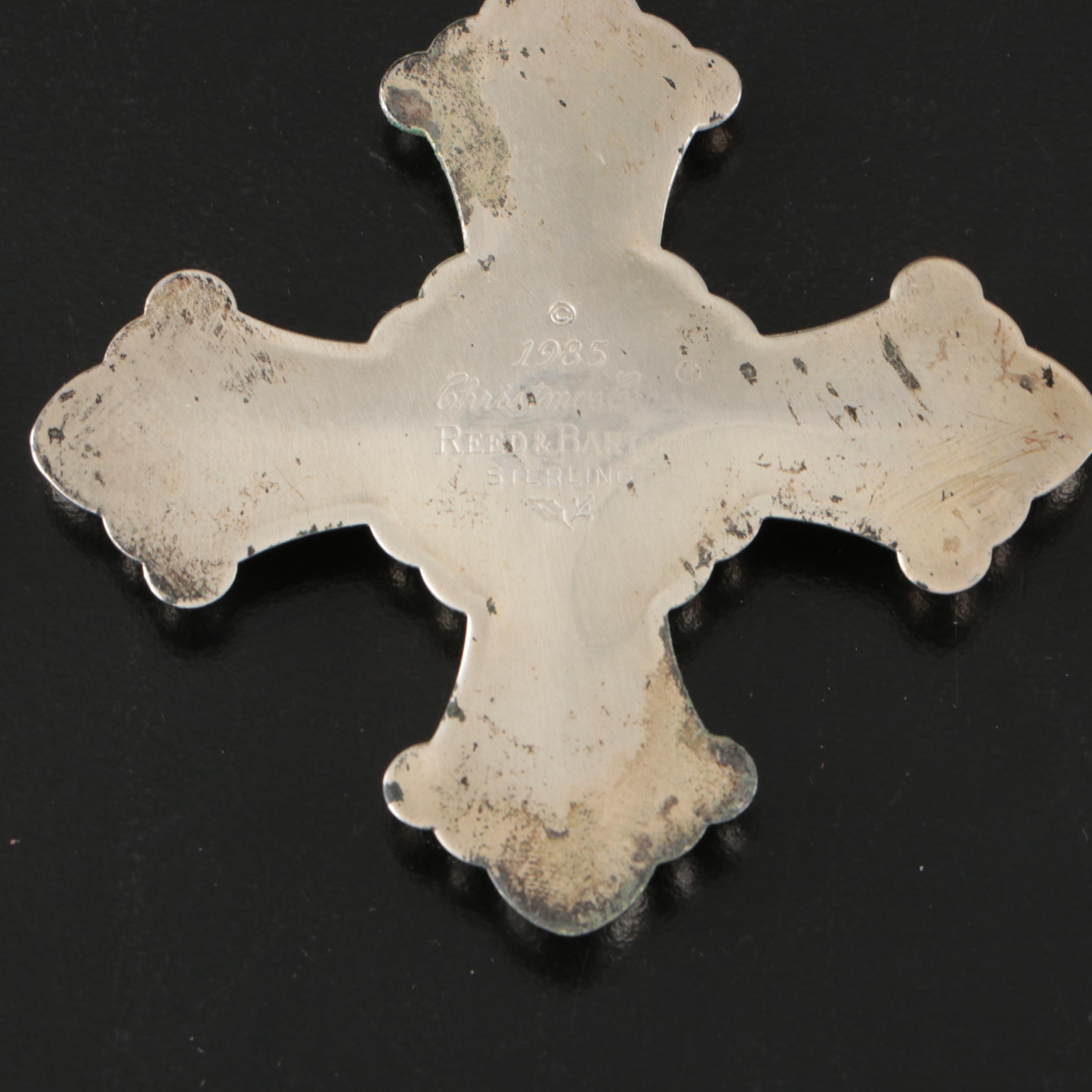 Reed & Barton, Towle, and Gorham Sterling Silver and Silver Plate Ornaments