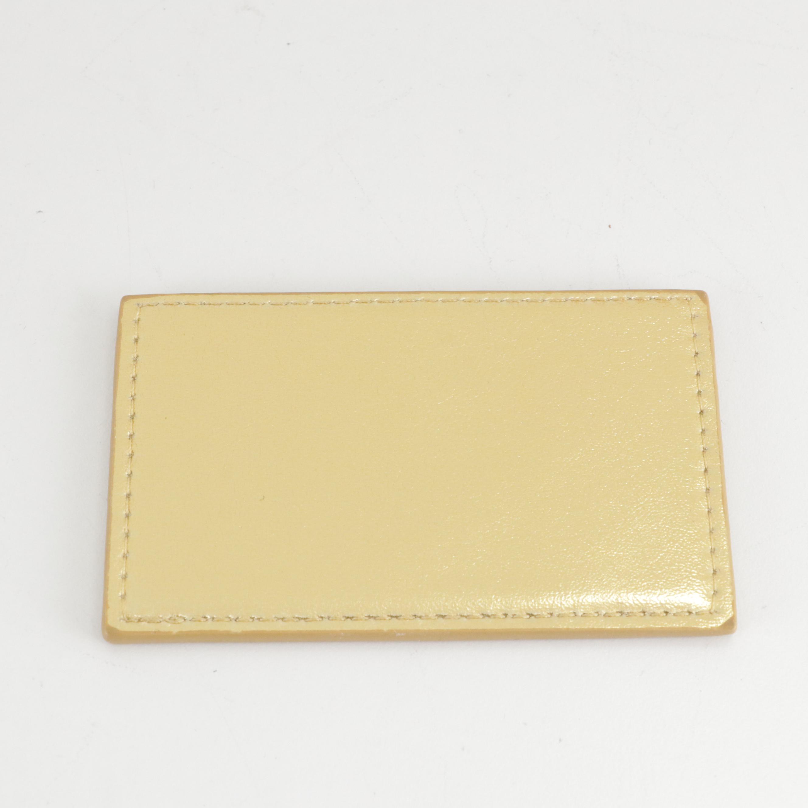 Tom Ford Gold Metallic Leather Mirror Case