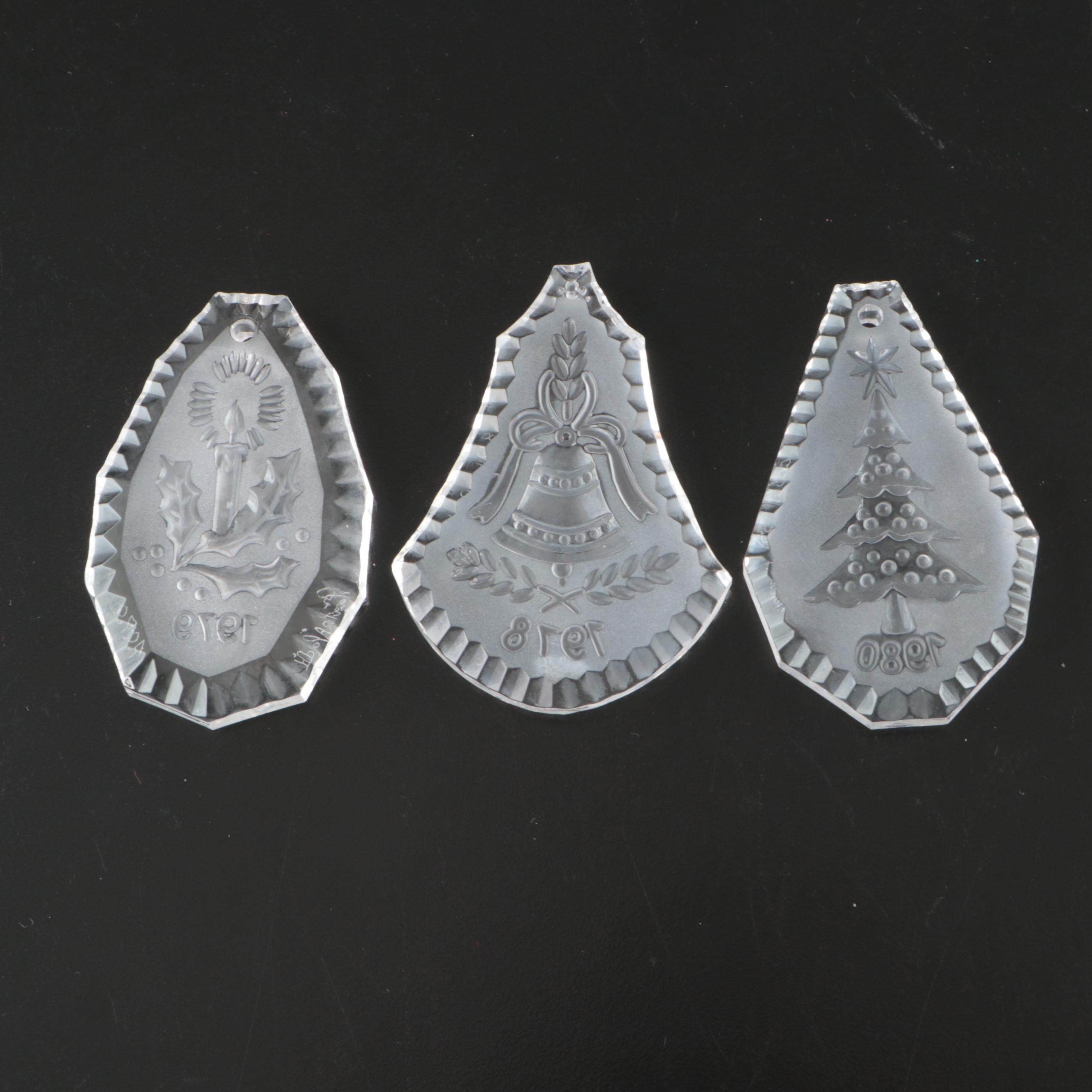 Waterford Crystal Annual Christmas Ornaments, 1978–1985