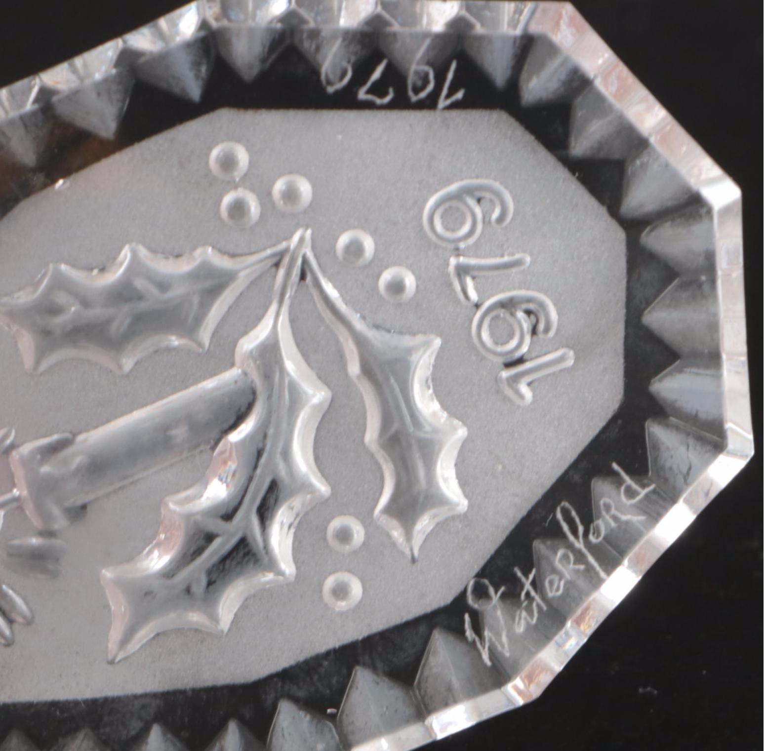 Waterford Crystal Annual Christmas Ornaments, 1978–1985