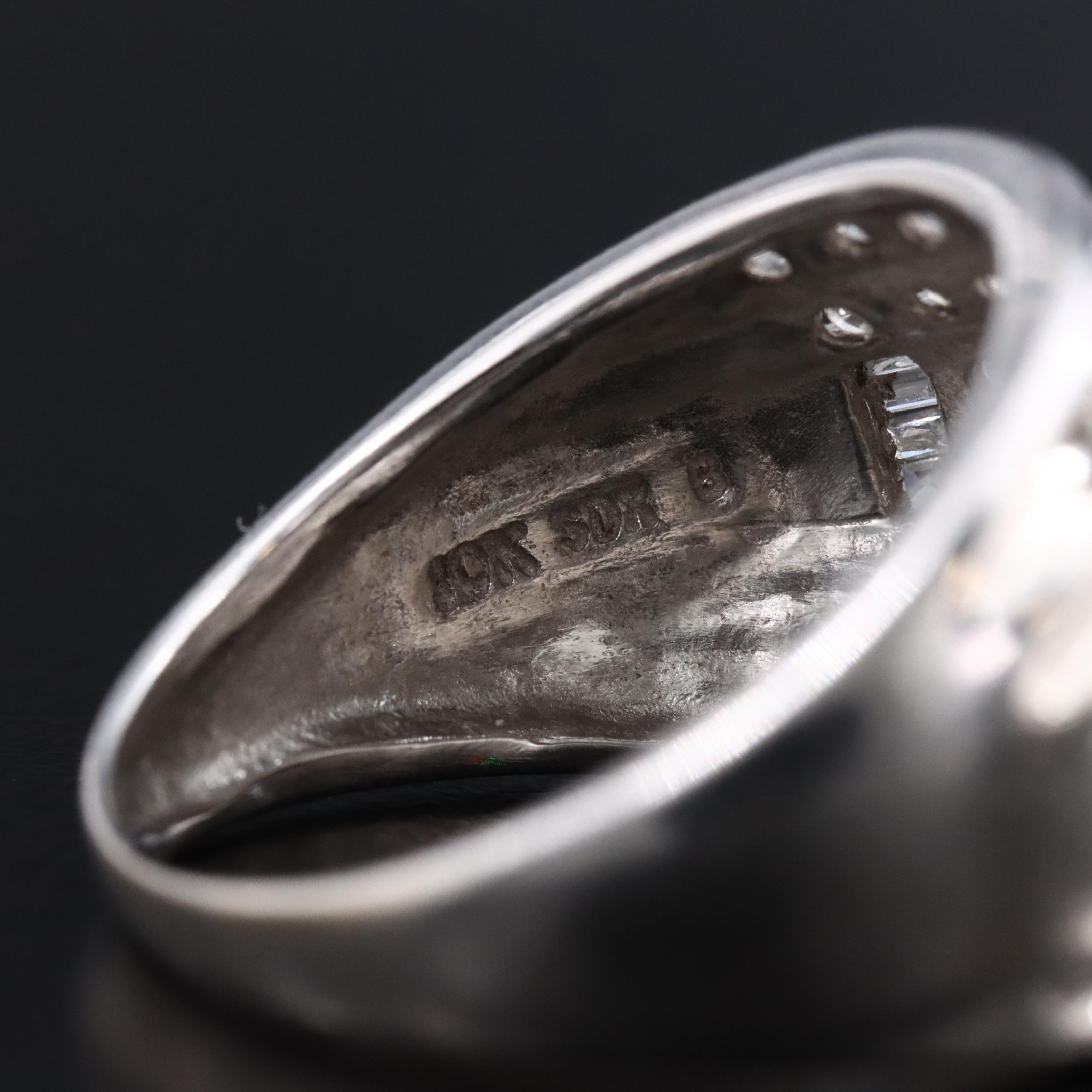 10K 0.94 CTW Diamond Dome Ring