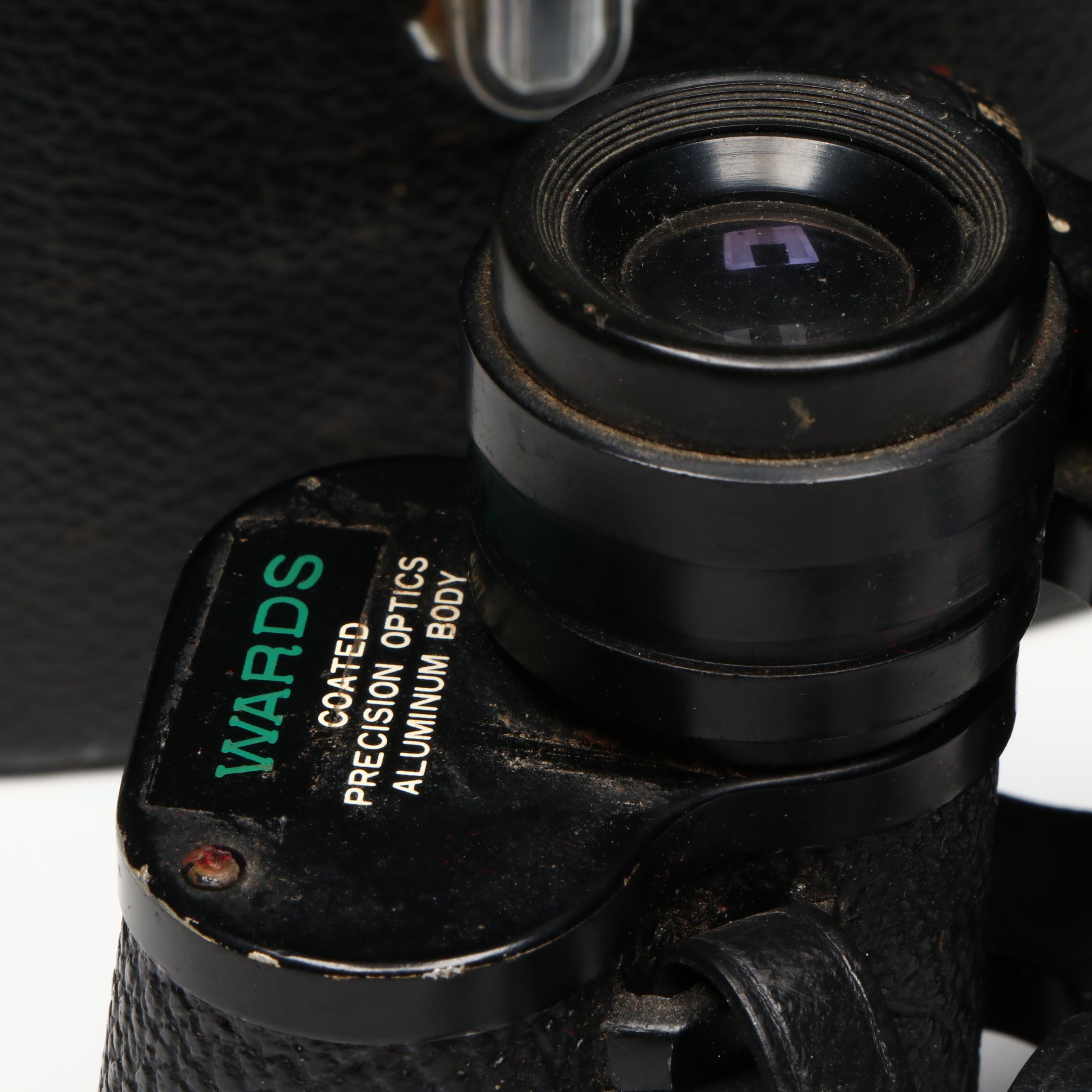 Jason Commander with Tasco and Wards 7x35 Wide Angle Binoculars