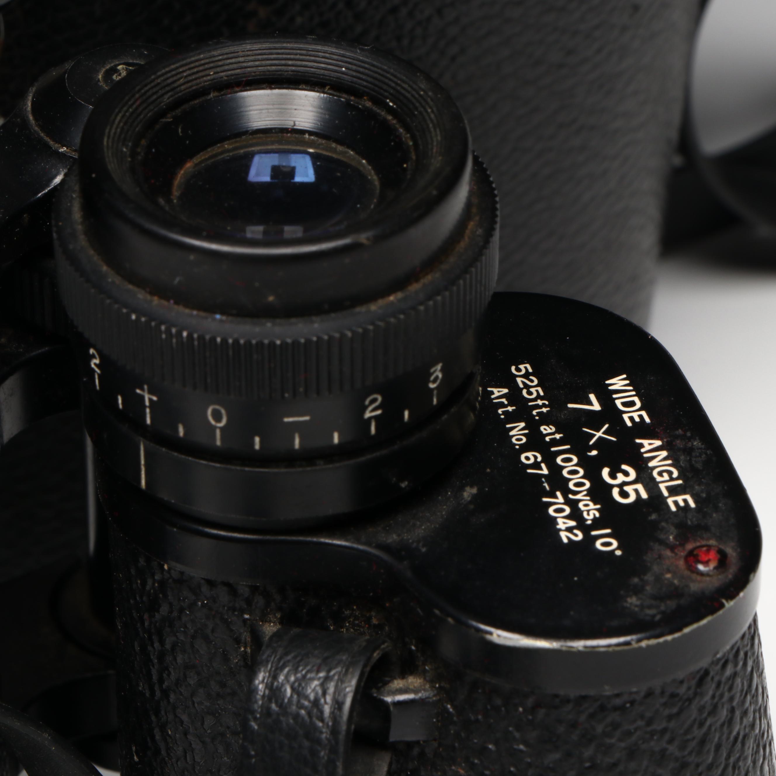 Jason Commander with Tasco and Wards 7x35 Wide Angle Binoculars