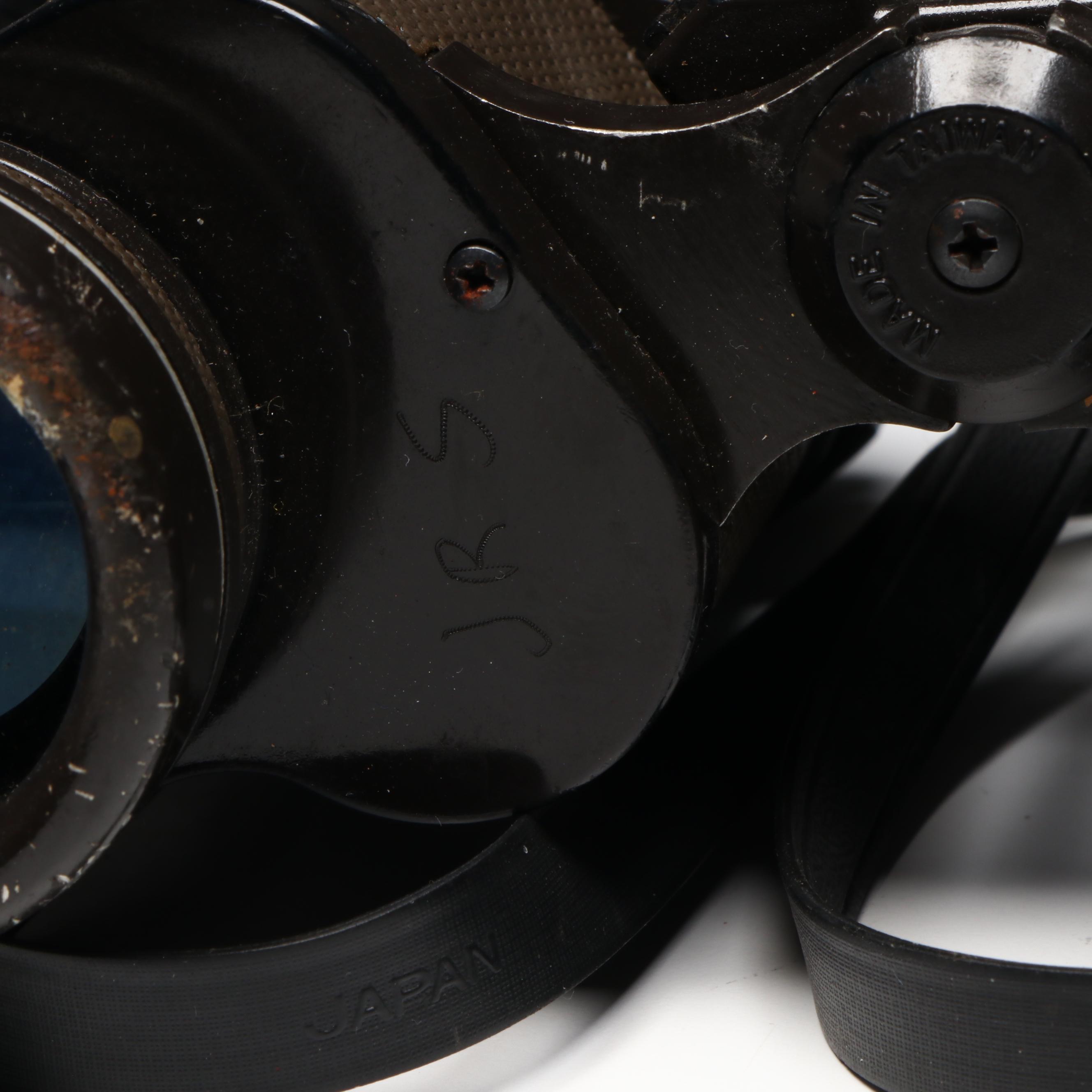 Jason Commander with Tasco and Wards 7x35 Wide Angle Binoculars