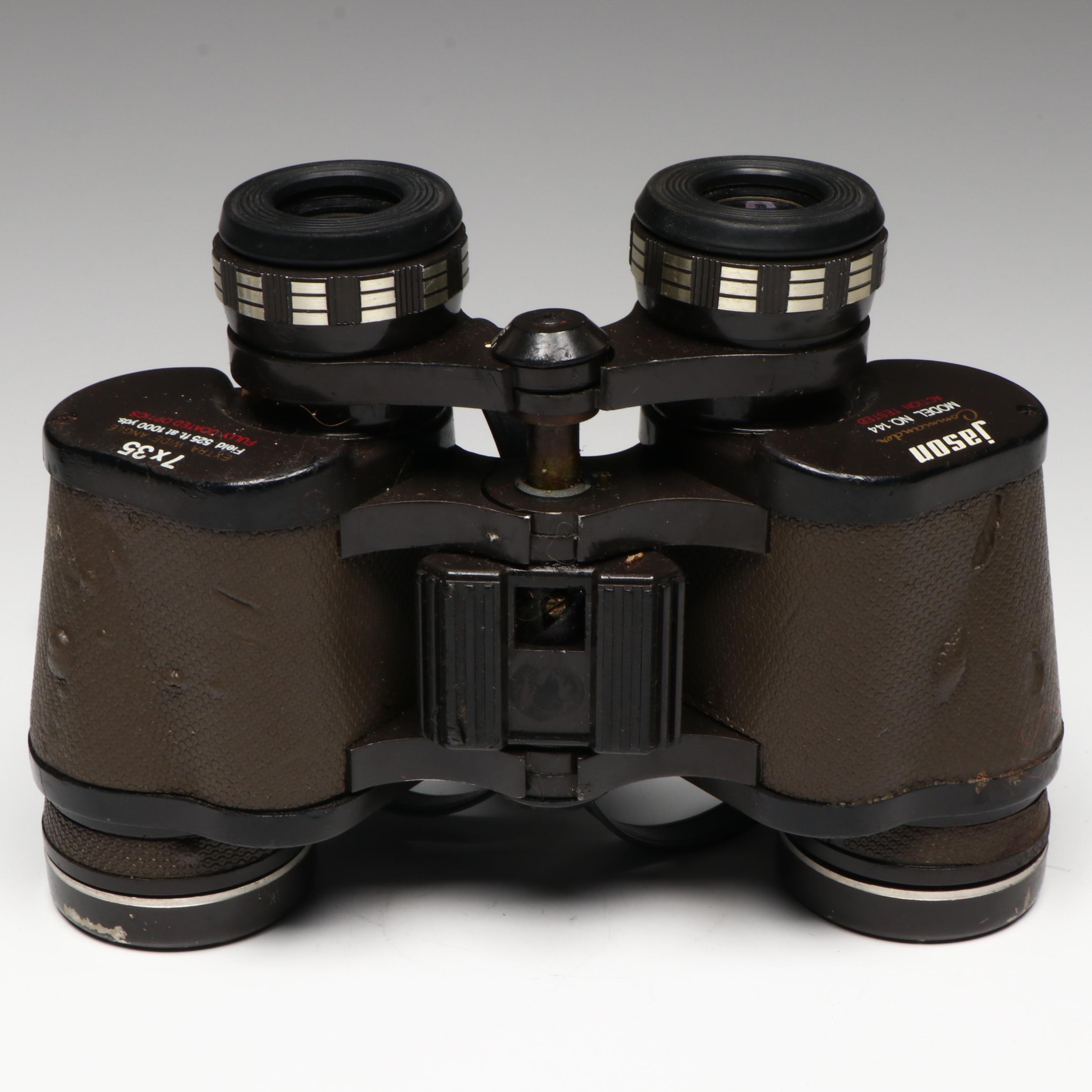 Jason Commander with Tasco and Wards 7x35 Wide Angle Binoculars