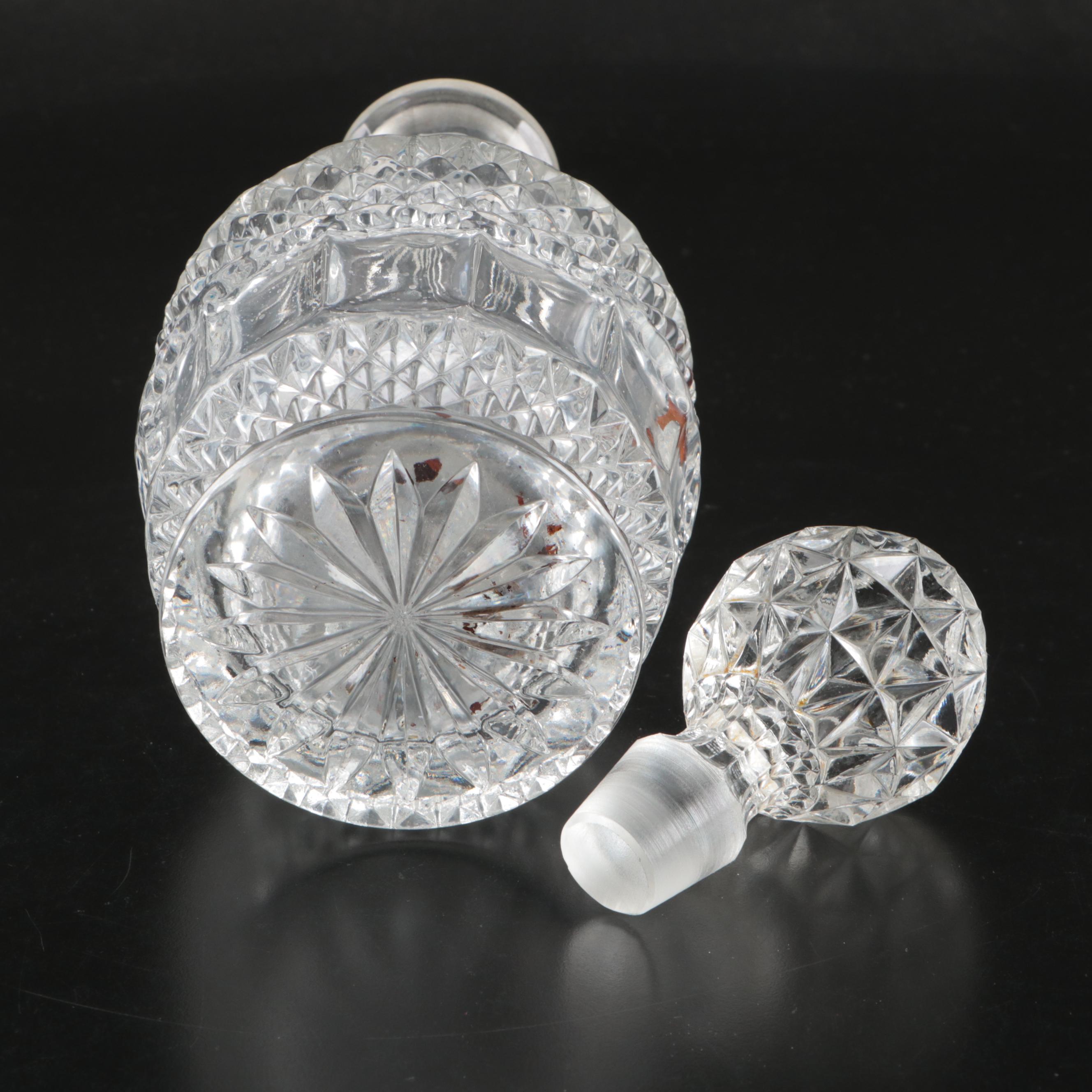 Waterford "Overture", Atlantis "Meridian", and Other Cut Crystal Decanters