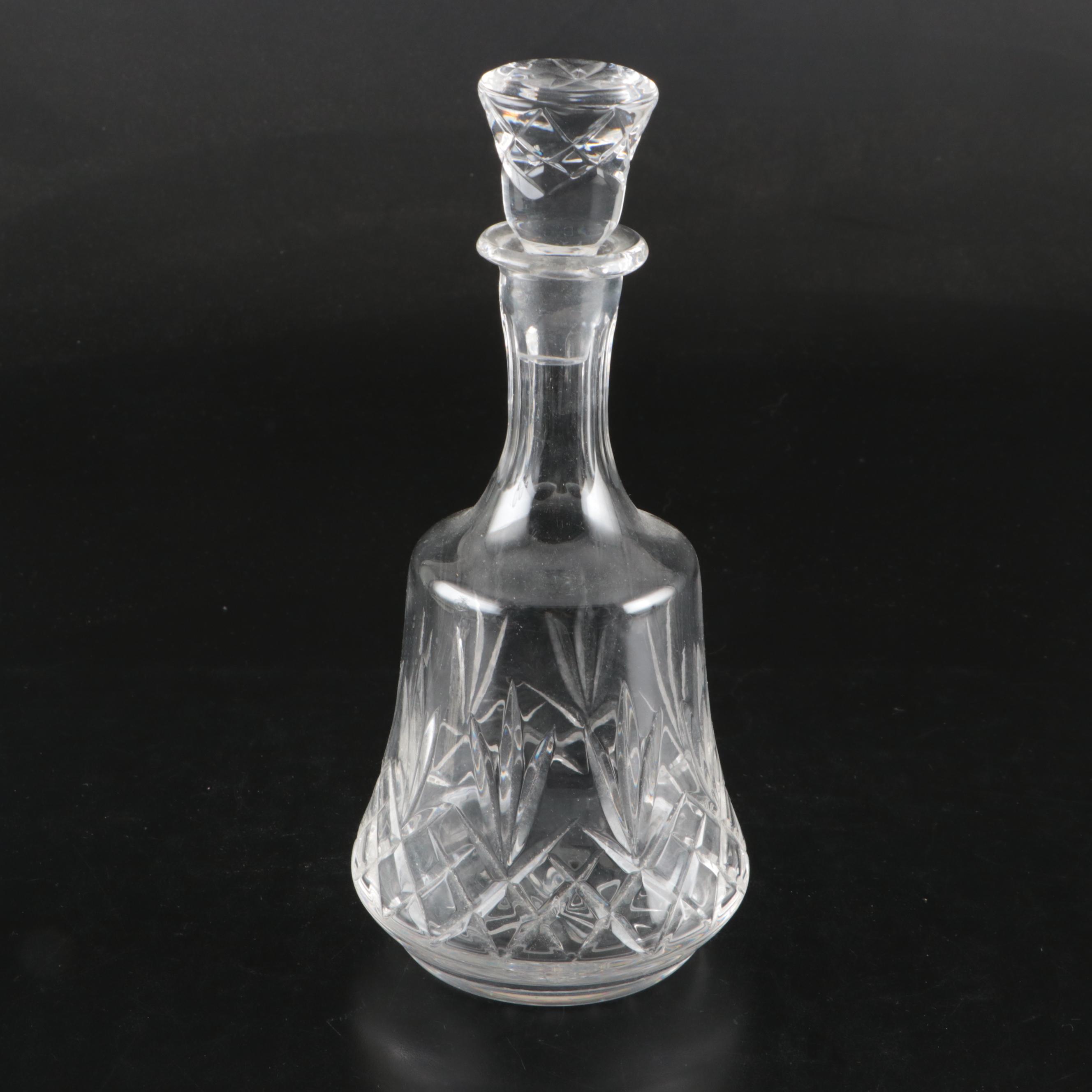 Waterford "Overture", Atlantis "Meridian", and Other Cut Crystal Decanters