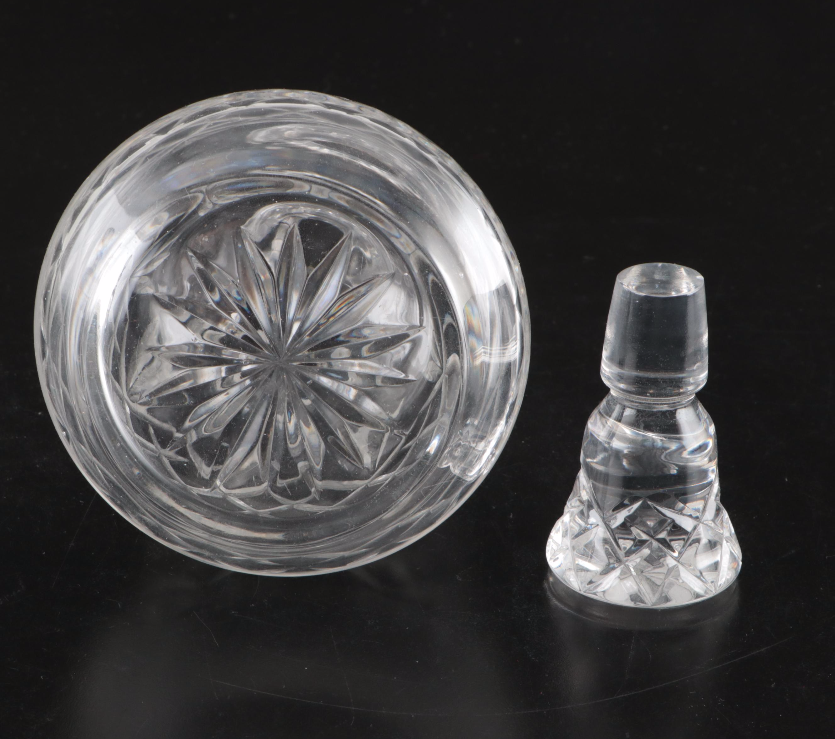Waterford "Overture", Atlantis "Meridian", and Other Cut Crystal Decanters