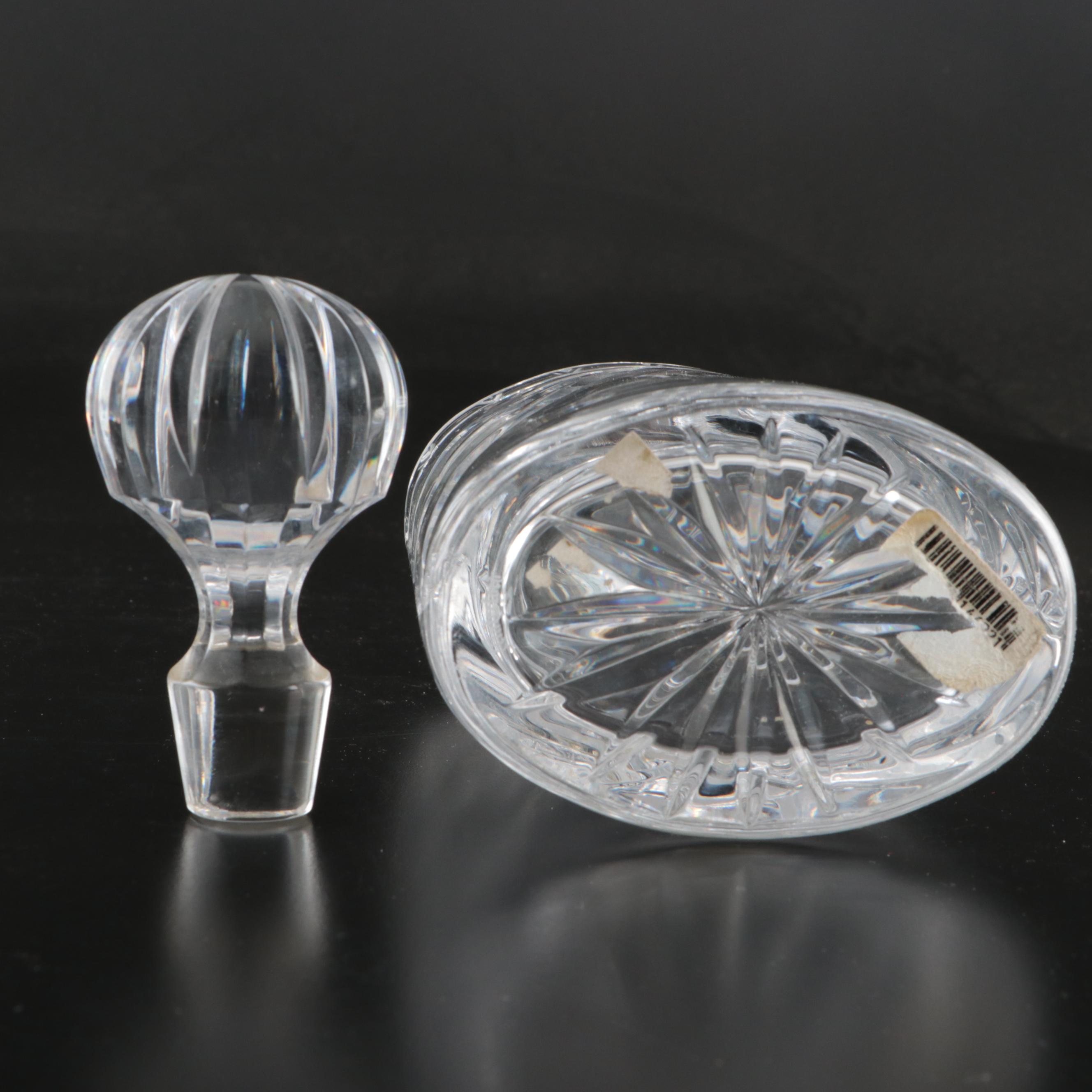 Waterford "Overture", Atlantis "Meridian", and Other Cut Crystal Decanters