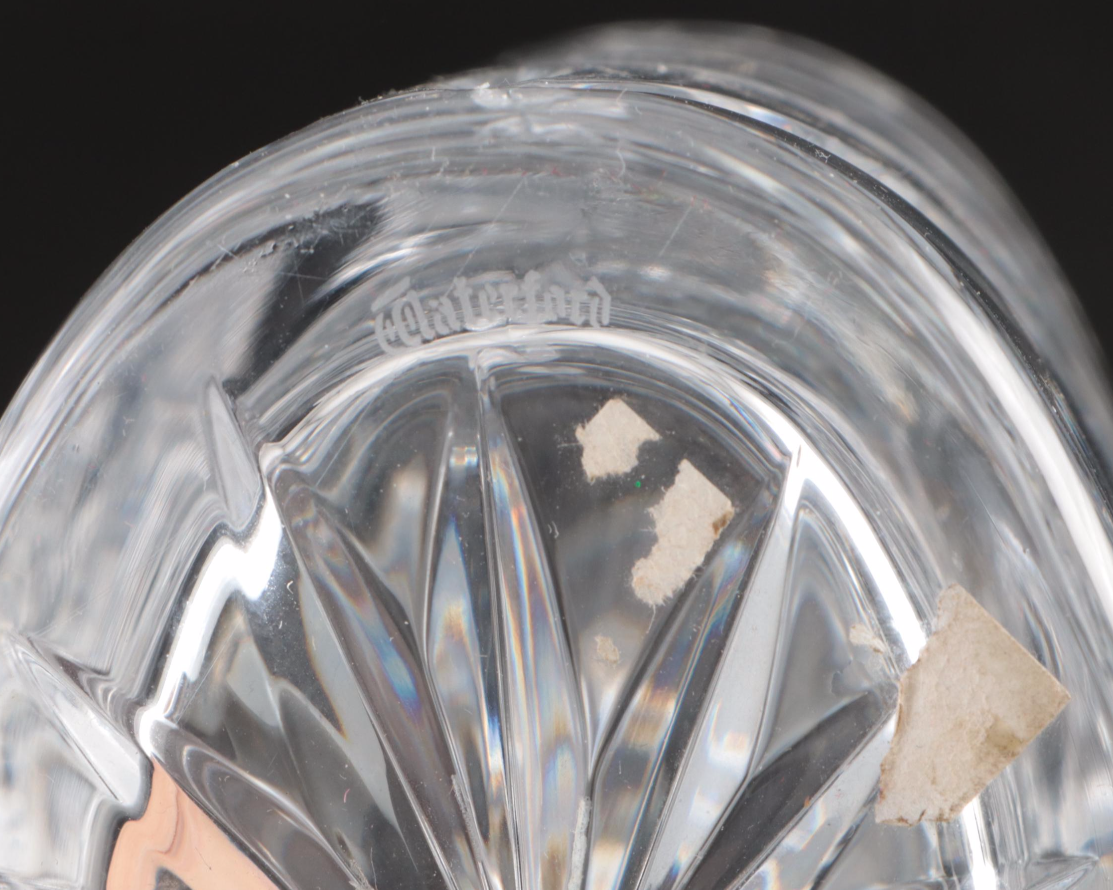 Waterford "Overture", Atlantis "Meridian", and Other Cut Crystal Decanters