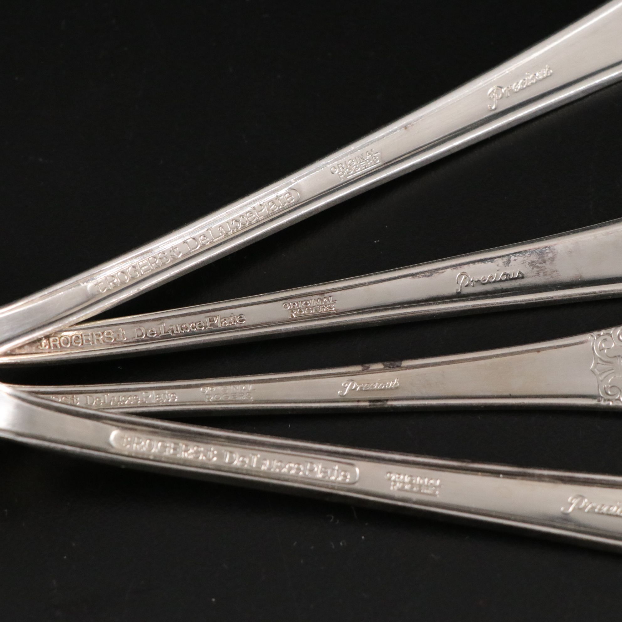 Rogers DeLuxe Plate "Precious" and Other Silver Plate Flatware