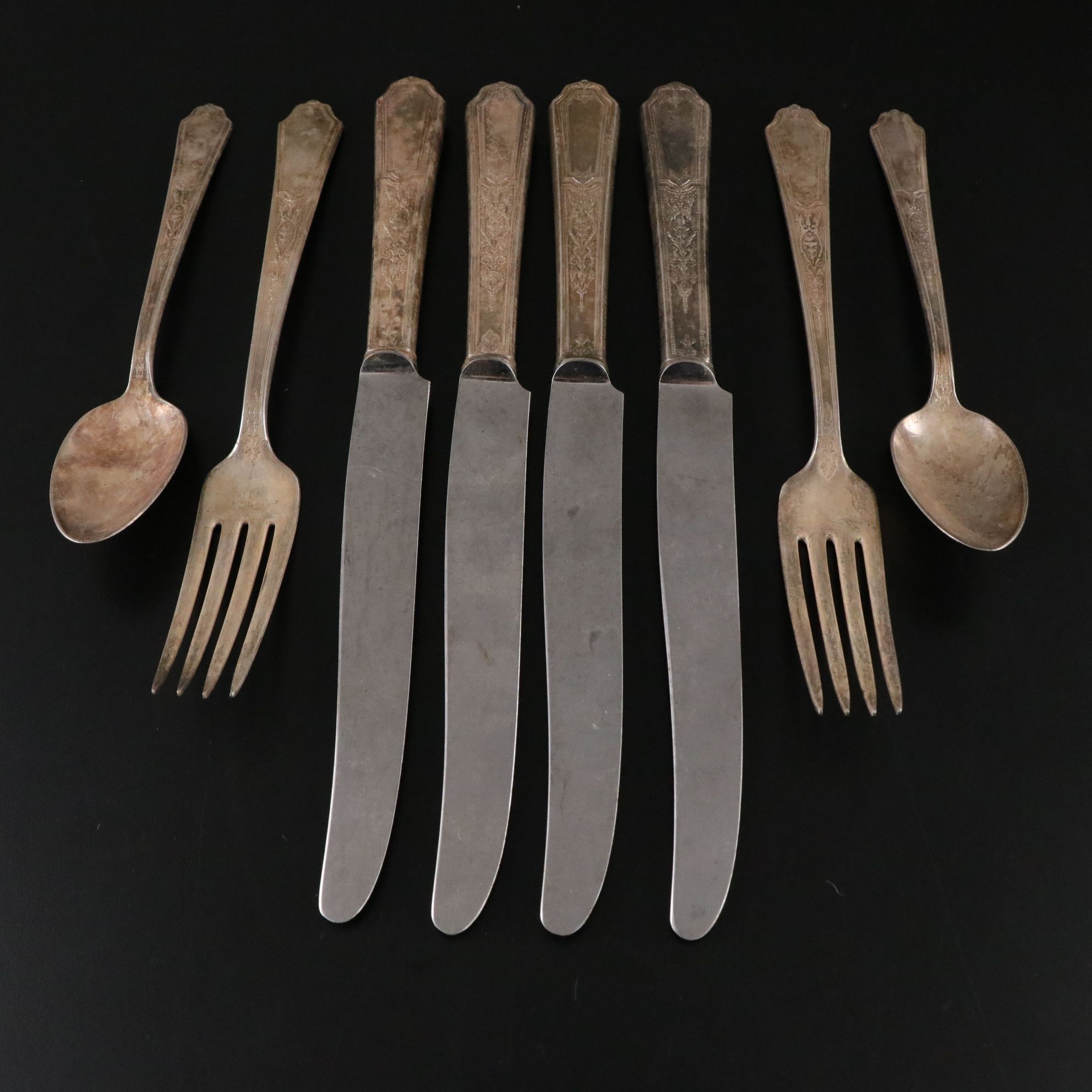 Rogers DeLuxe Plate "Precious" and Other Silver Plate Flatware