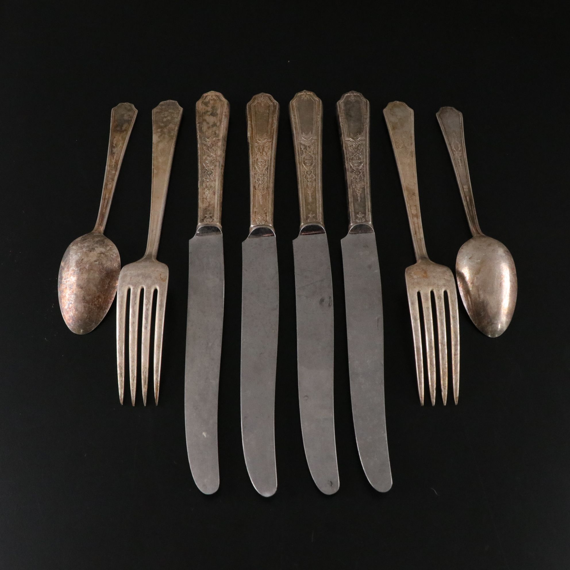 Rogers DeLuxe Plate "Precious" and Other Silver Plate Flatware