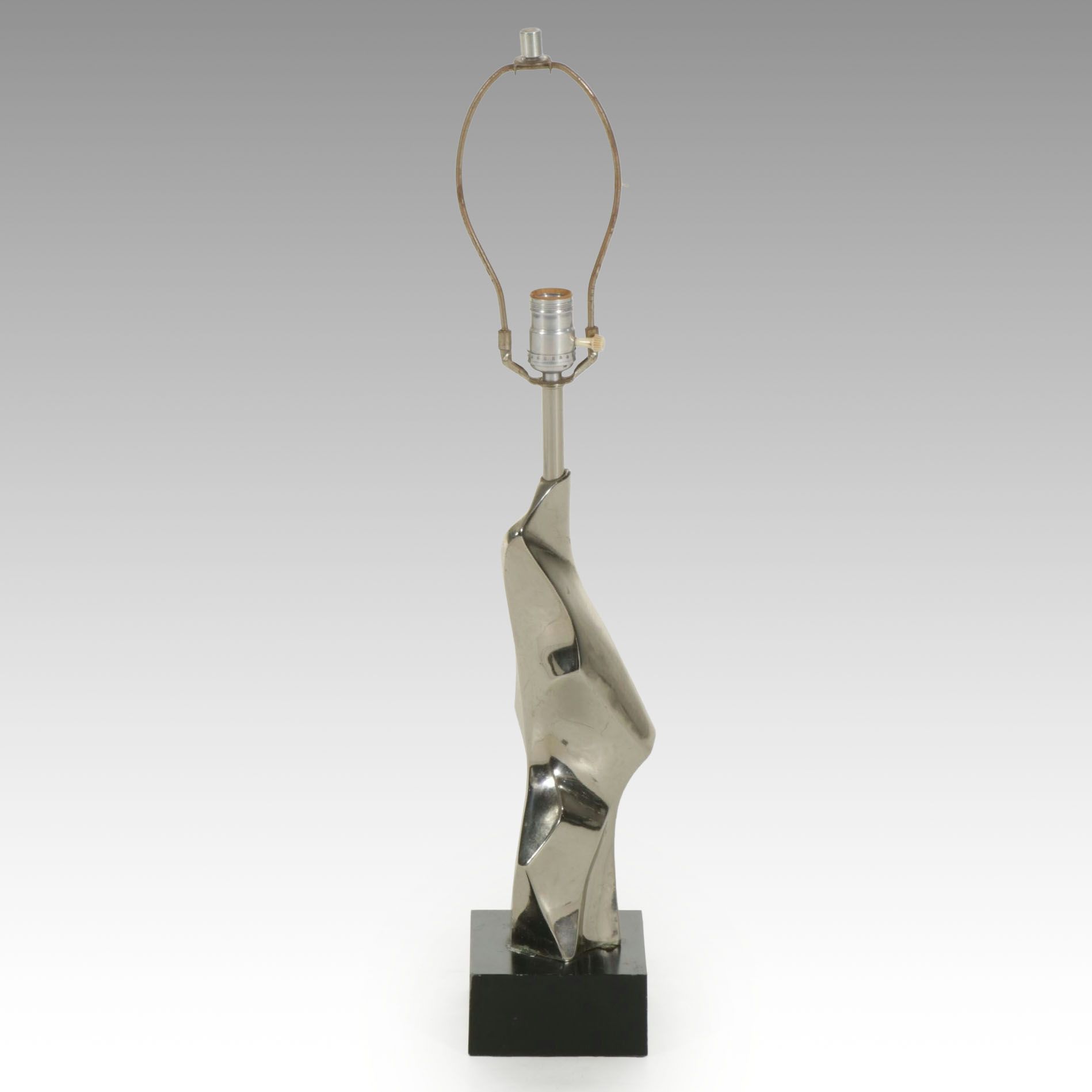 Richard Barr for Laurel Lamp Co. Studio Collection Chrome Table Lamp, 1965-1974