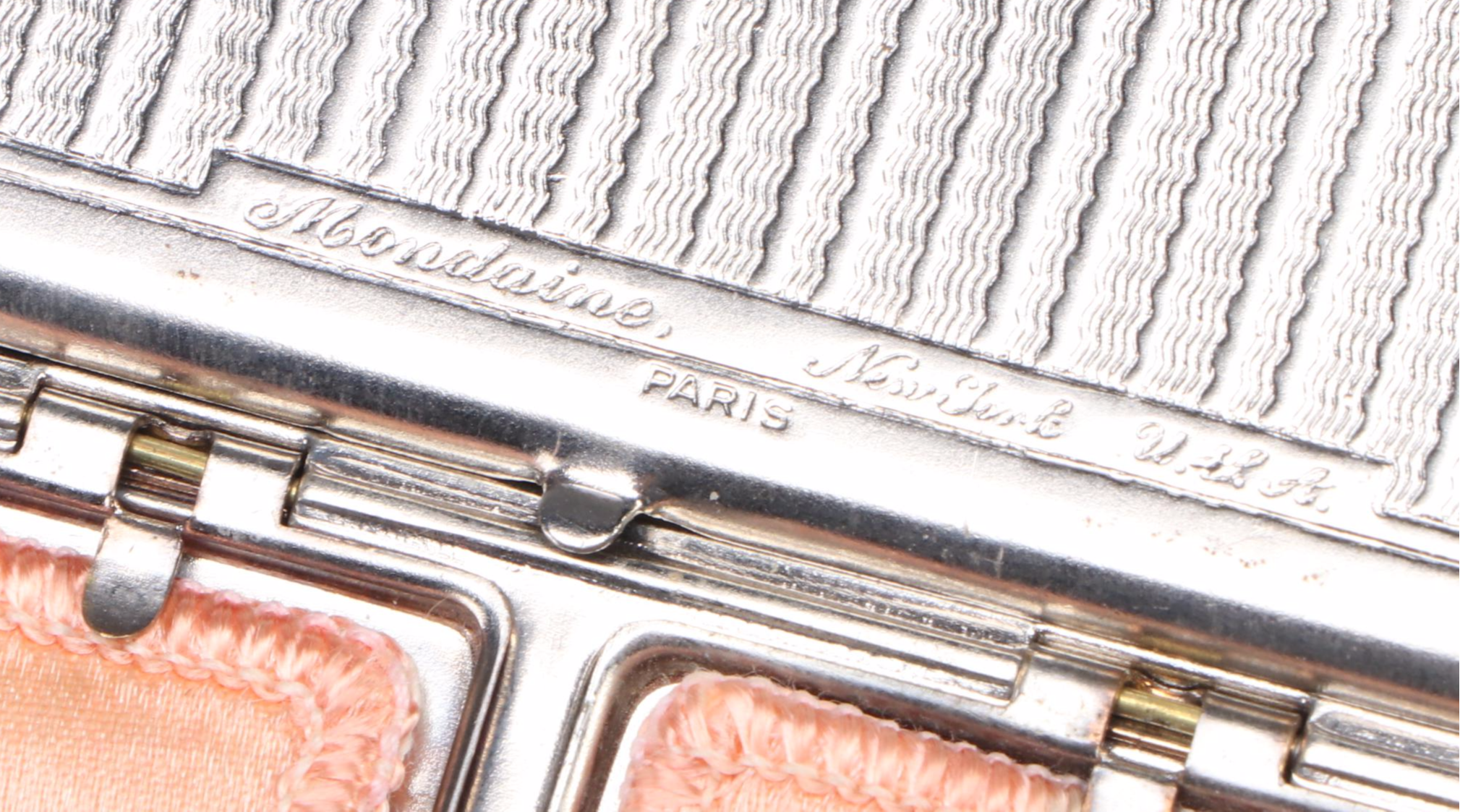 Mondaine Compact with Faux Tortoise Cigarette Case, Mid-20th Century